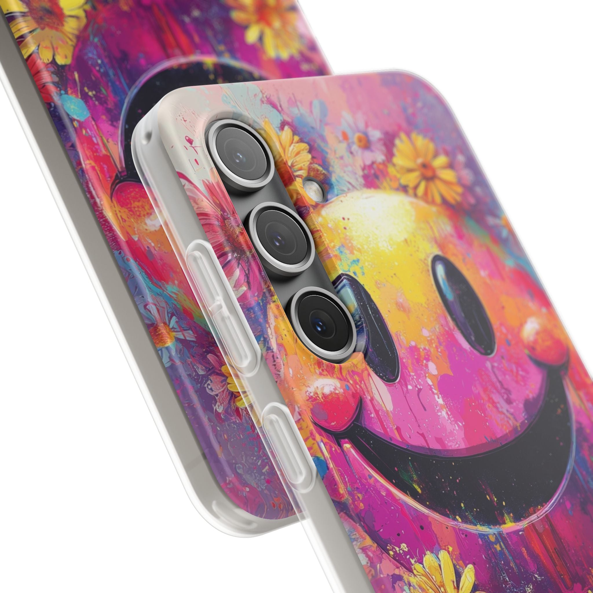 Smiley Bloom Samsung S24 Case - Soft