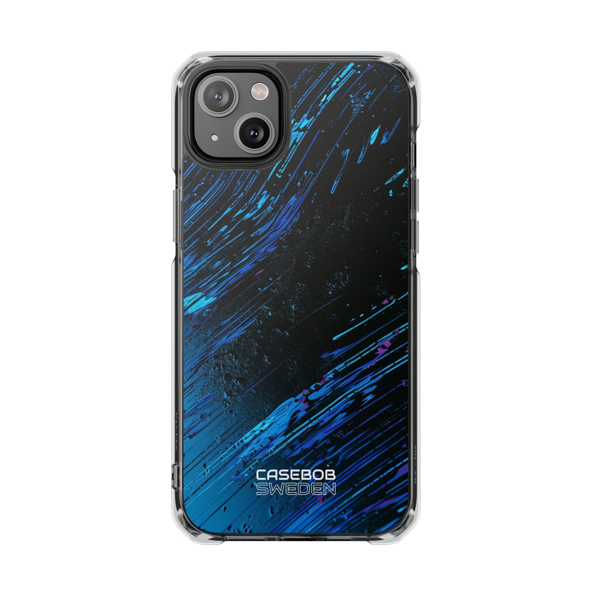 Middernachtblauwe Stromen iPhone 14 - Impact Clear+