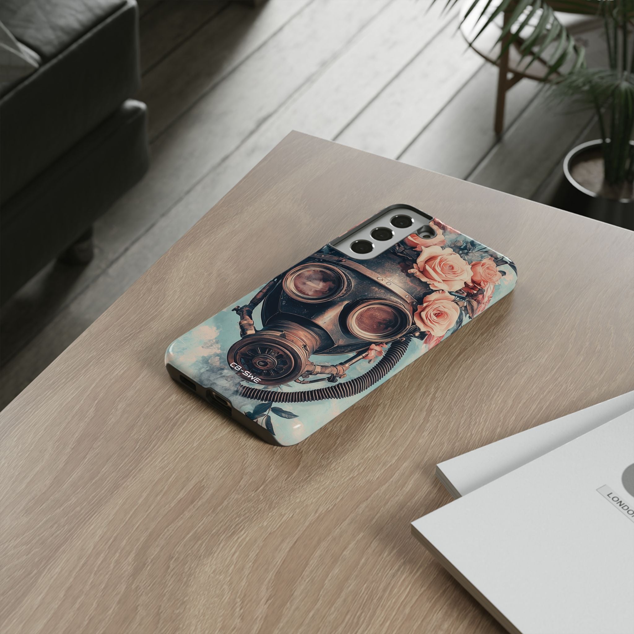 Roses Embrace Mask - Samsung Case
