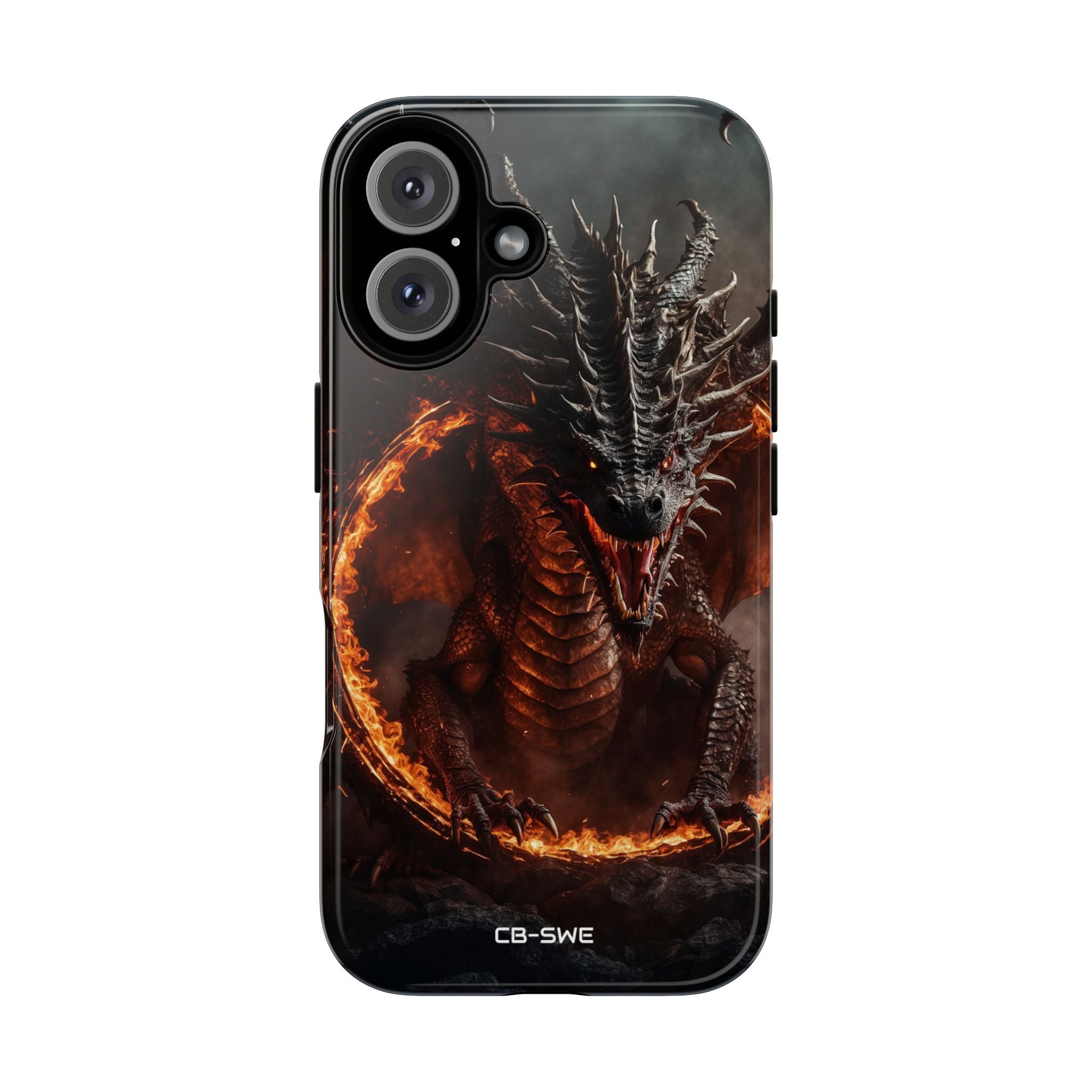 Fiery Dragon Roars - iPhone Case