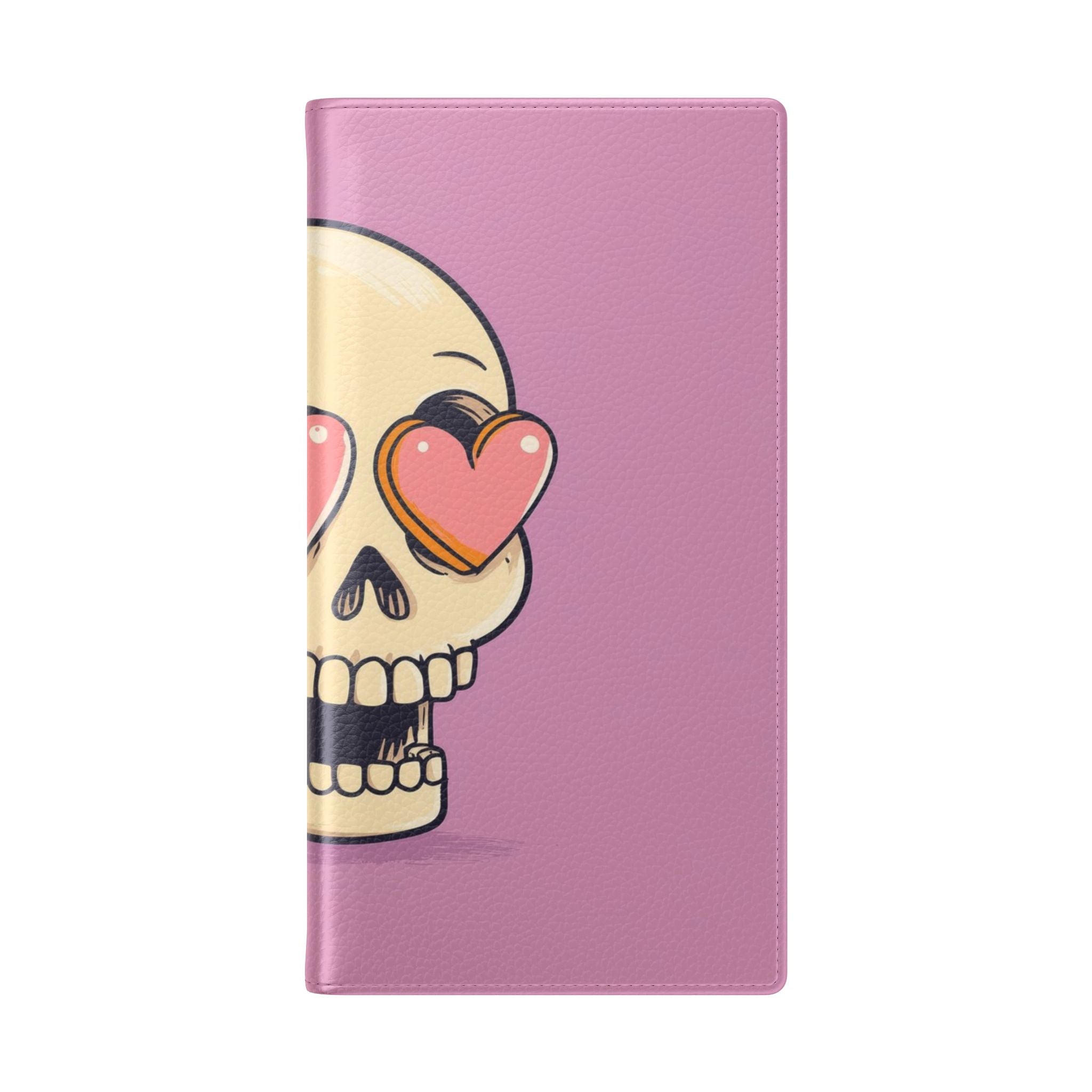 Heart Eyes Skull - Samsung S23 Ultra Case - Wallet