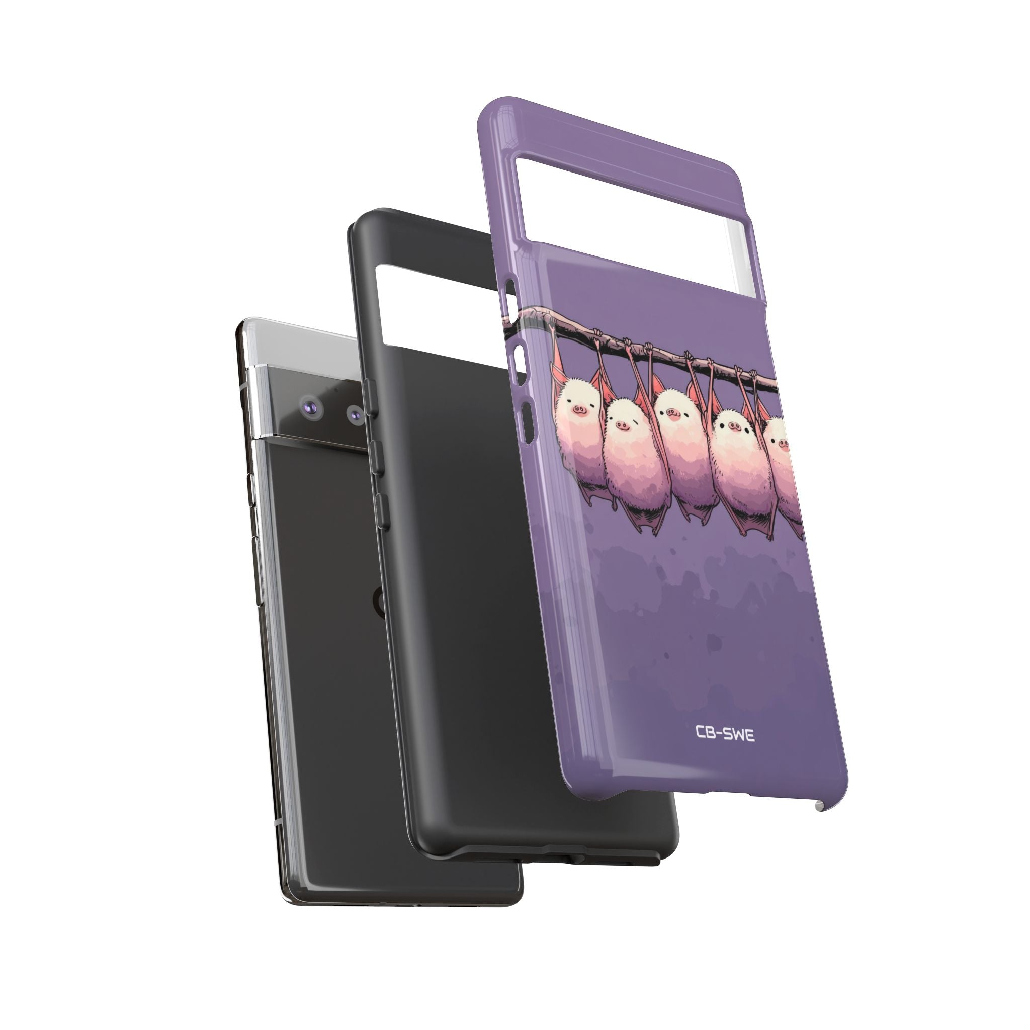 Bats Hang Playfully - Google Pixel Case