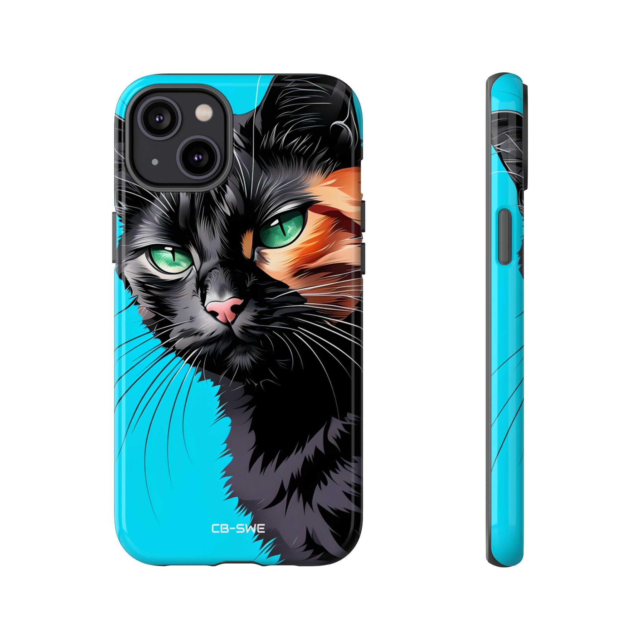 Curious Cat Stare - iPhone Case