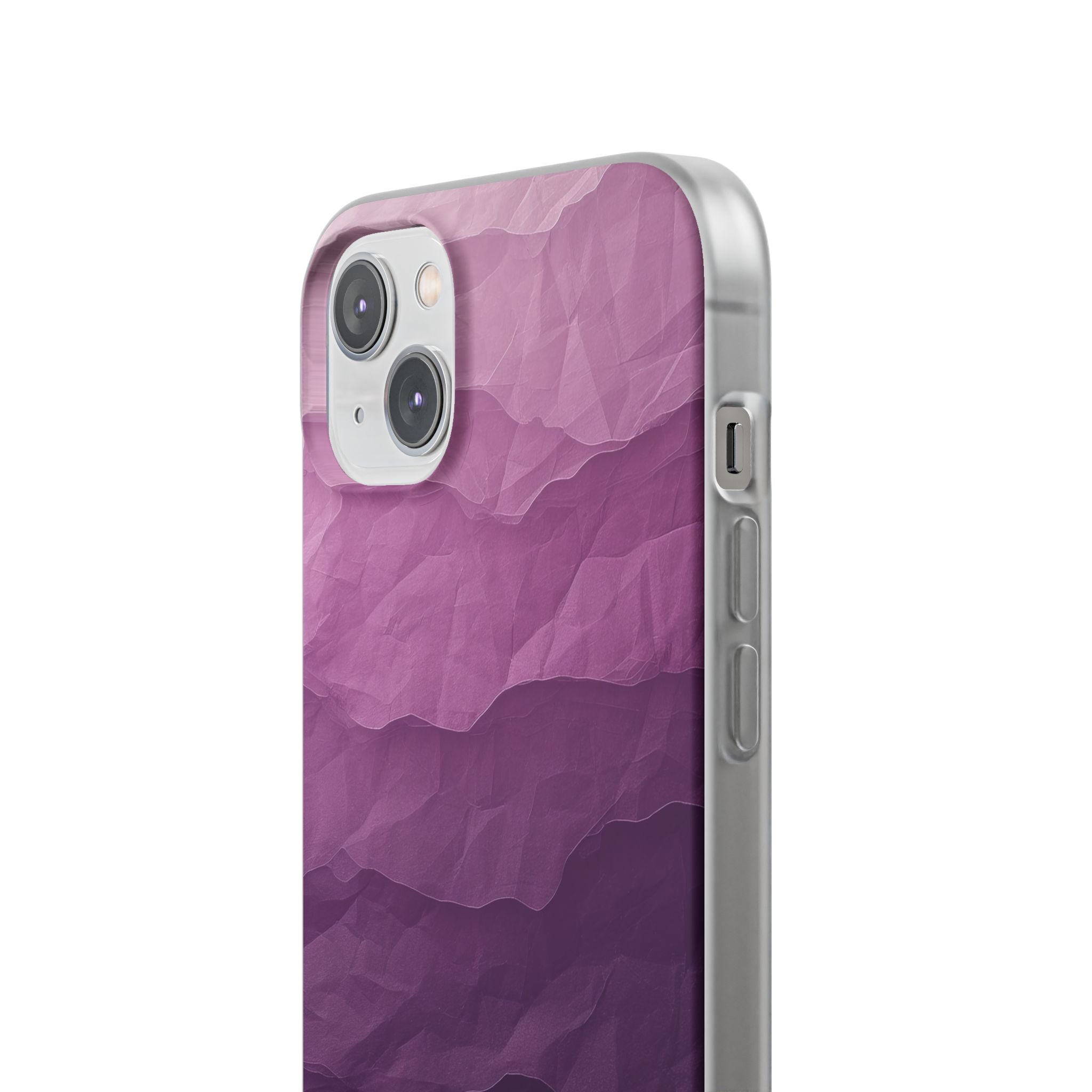 Purple Wave Layers iPhone 14 Plus Case - Soft