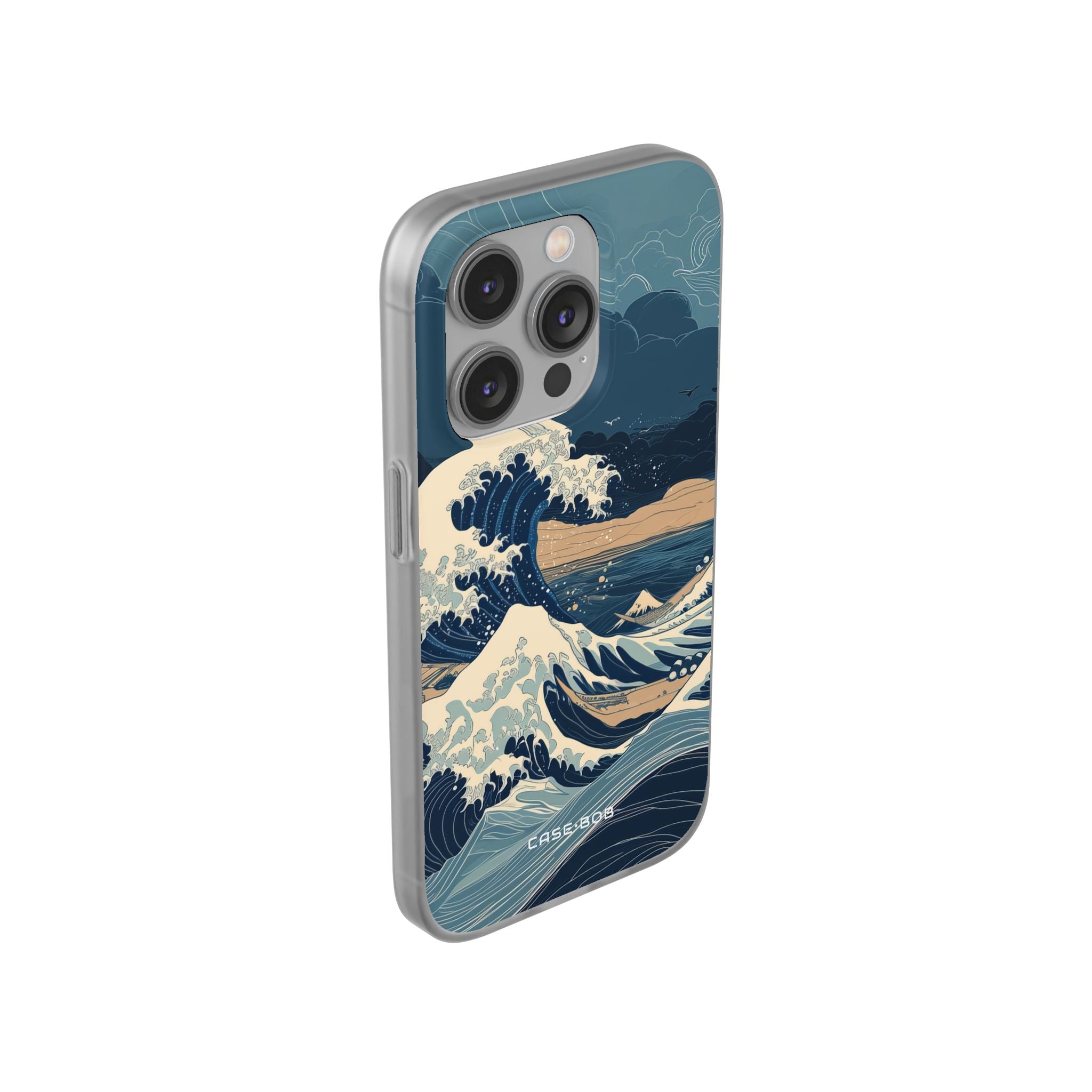 Cresting Blue Wave iPhone 14 Pro Case - Soft