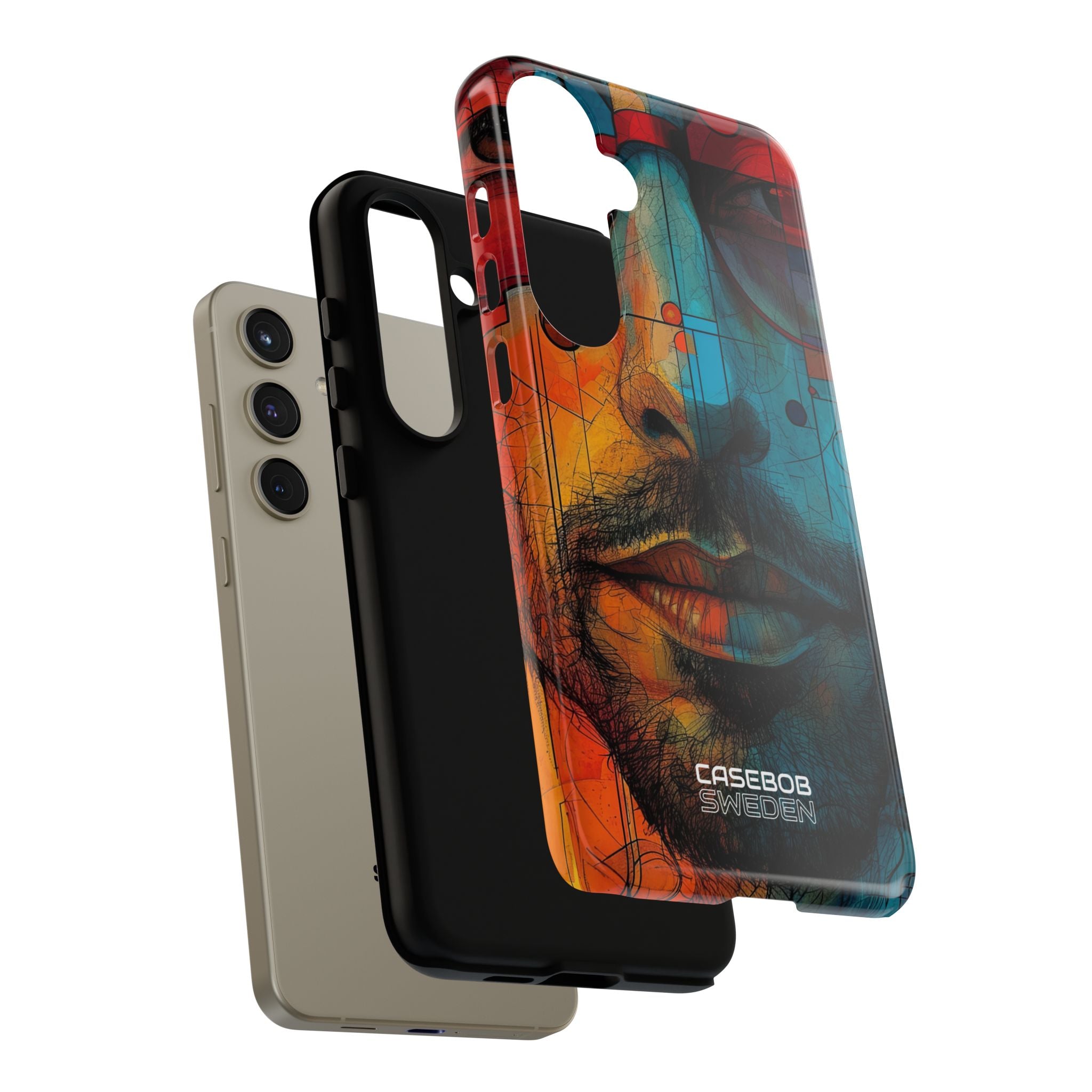 Volto con Occhiali Cubisti Samsung S24 - Tough