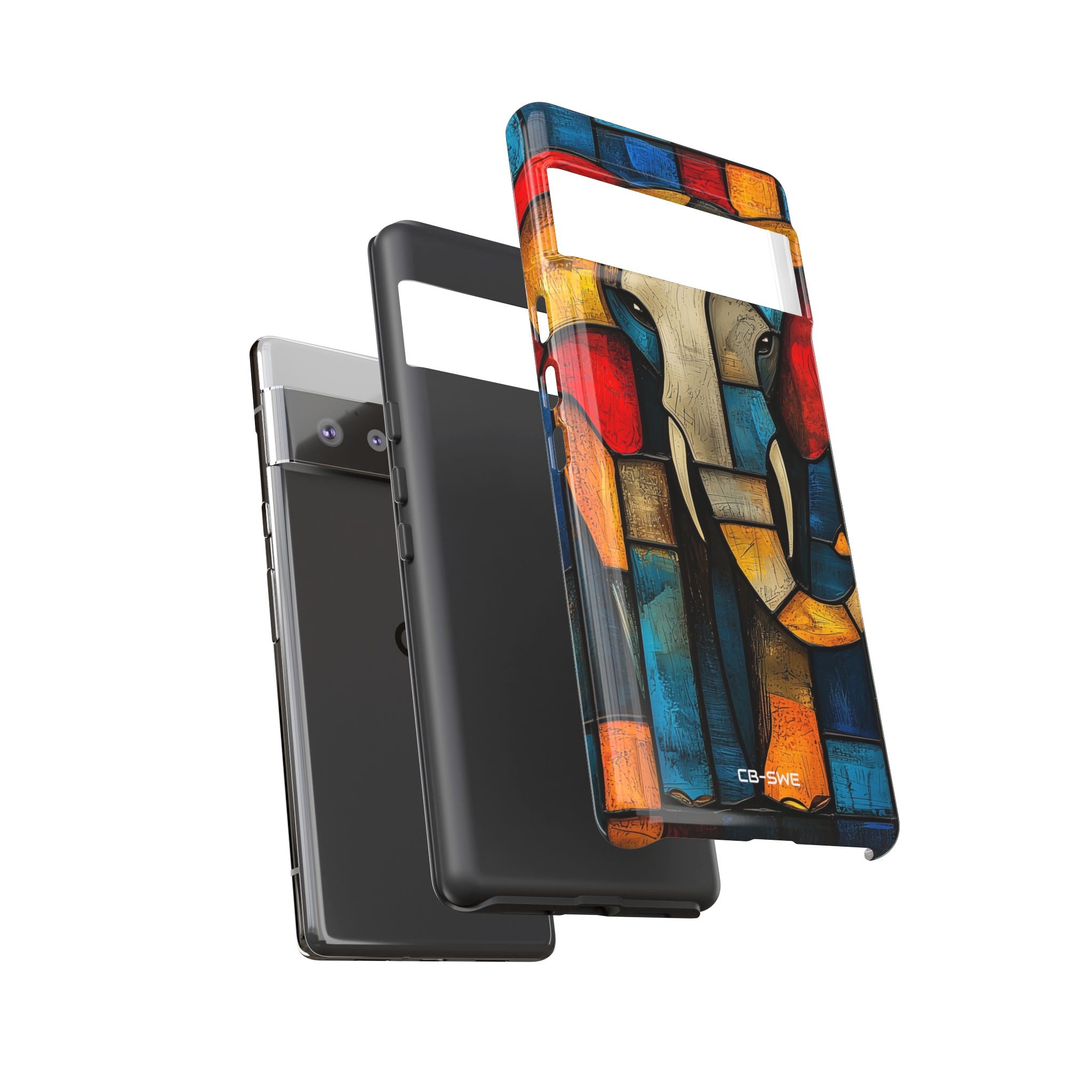 Elephant Shapes Dance - Google Pixel Case