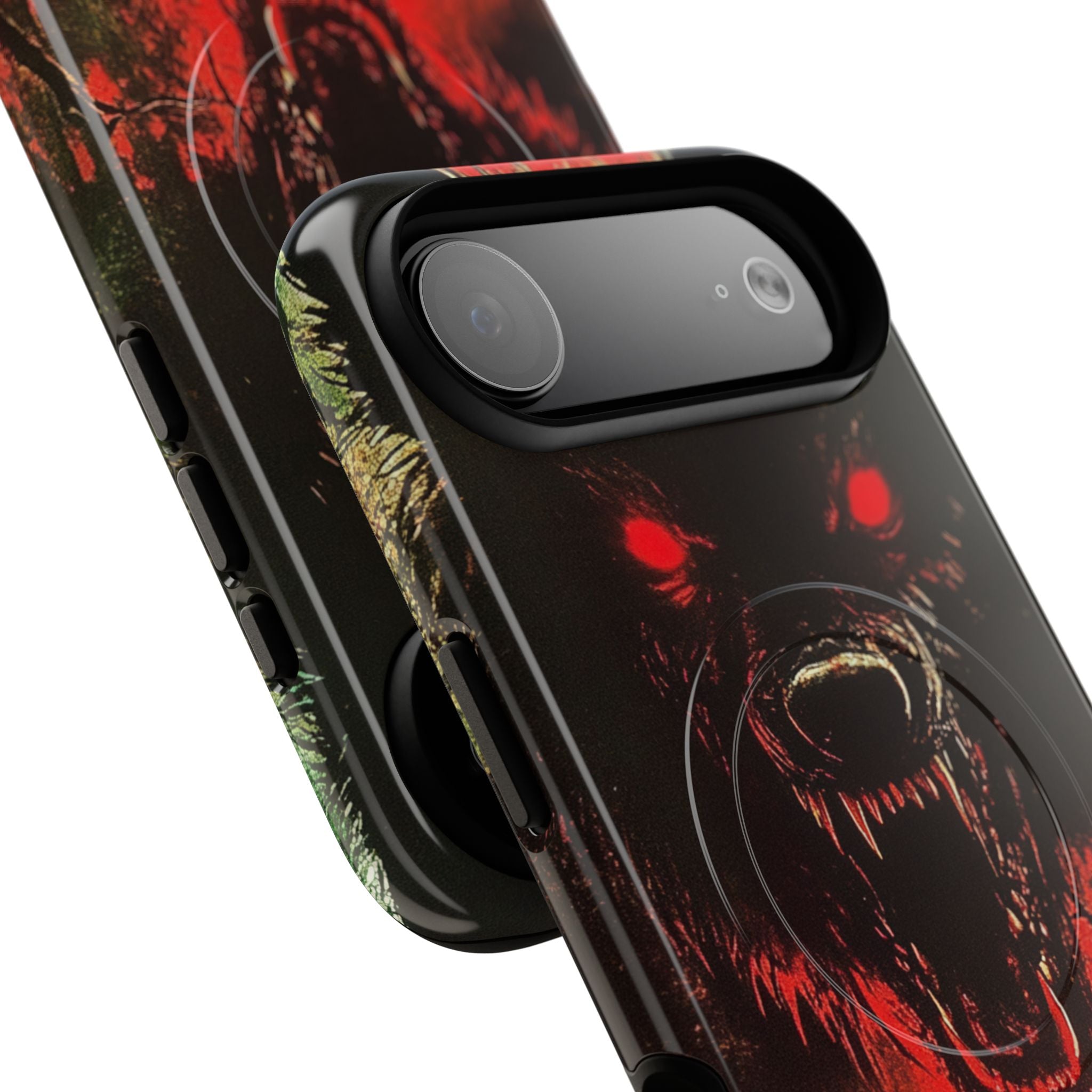 Crimson Wolf iPhone 17 Air Case - Tough+