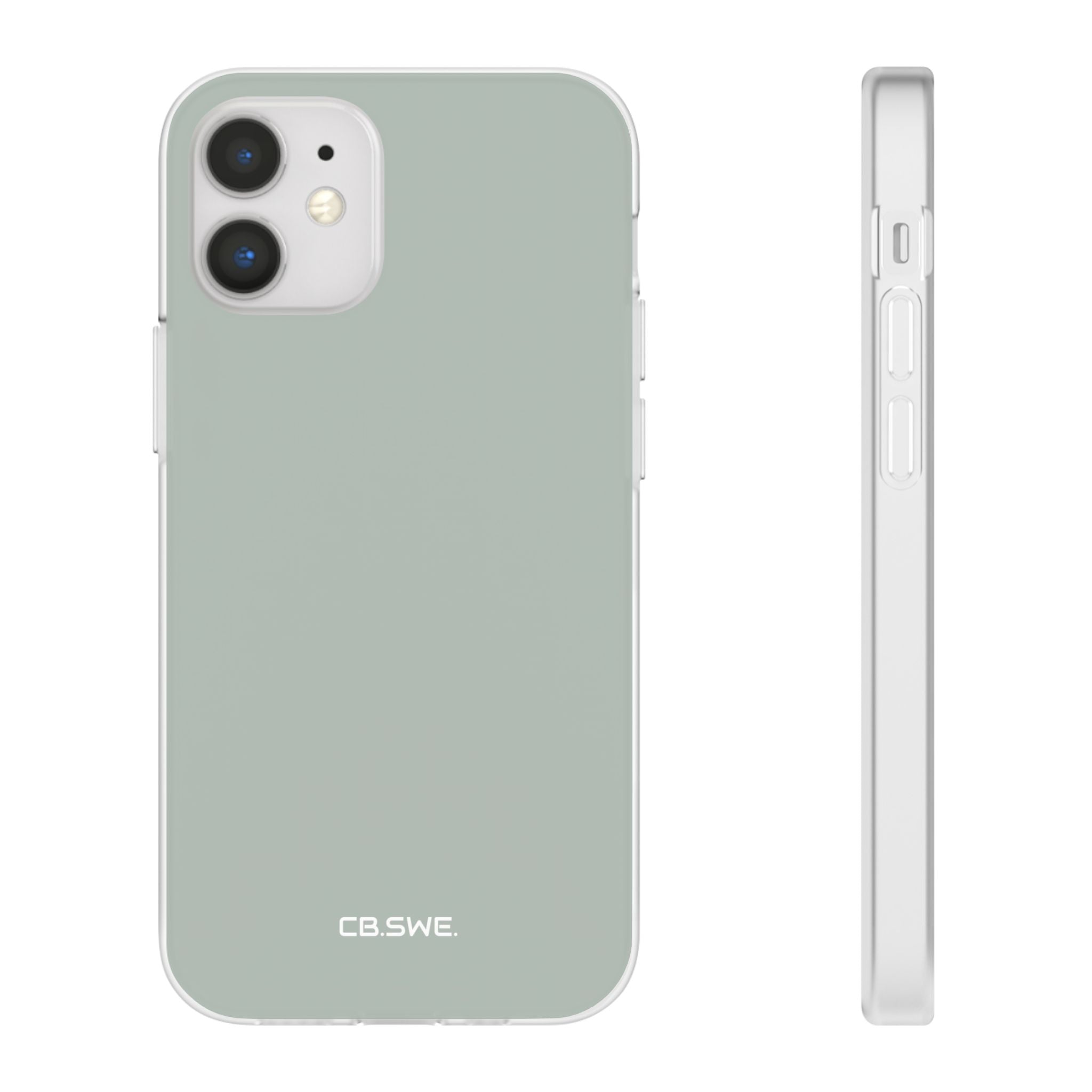 Aschgraue iPhone-Hülle – Flexi