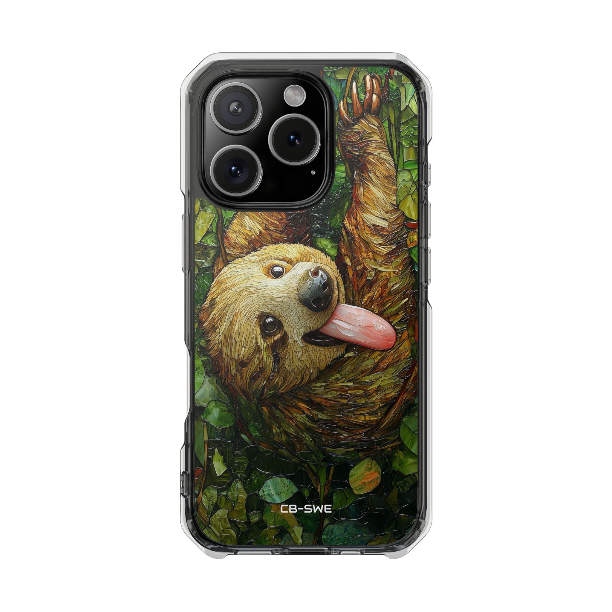 Sloth Hangs Playfully iPhone Case - Impact