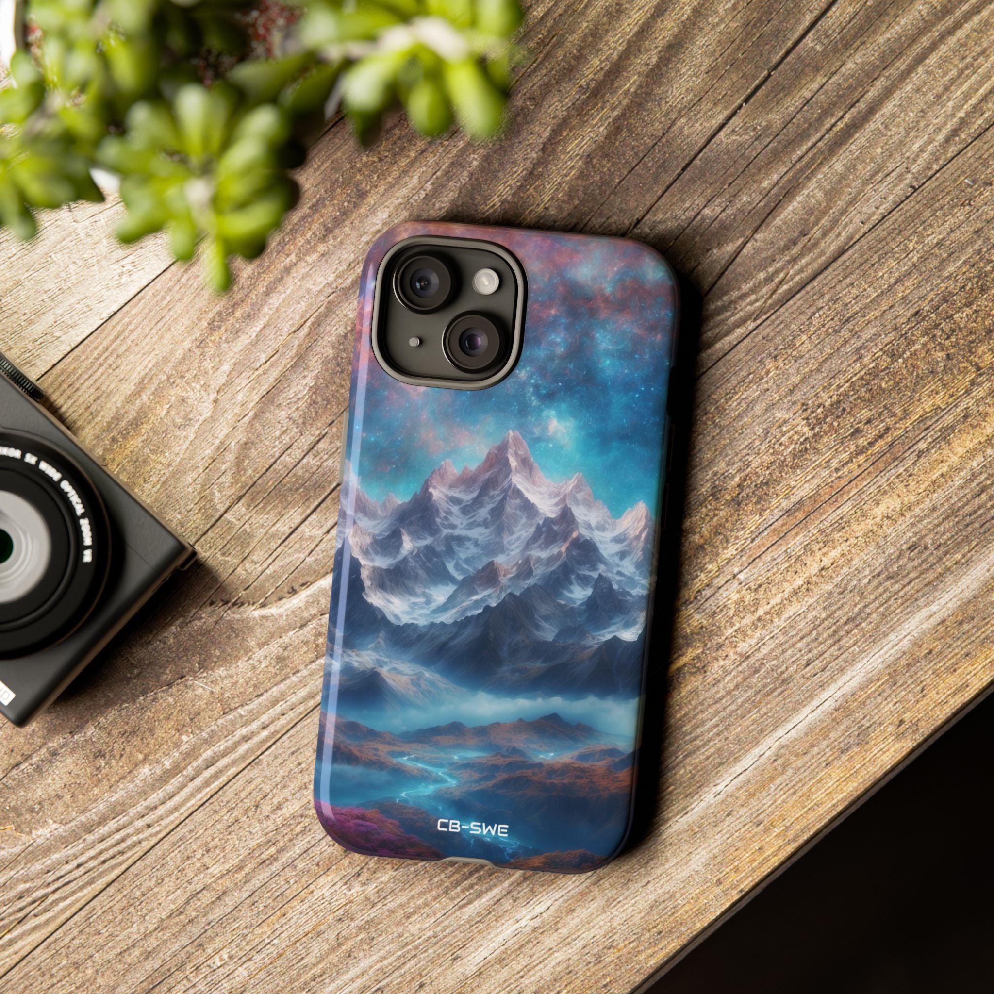 Celestial Mountains Rise - iPhone Case