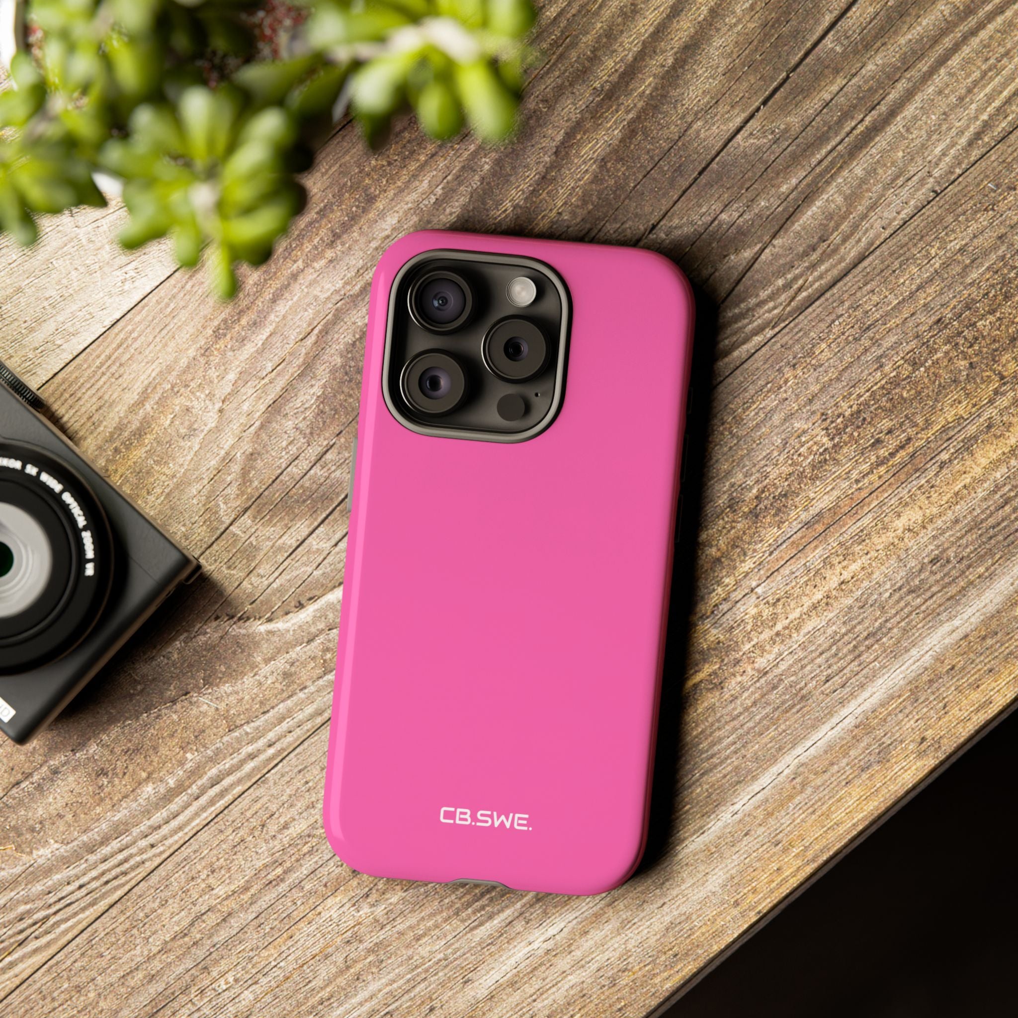 Hot Pink iPhone Case - Tough