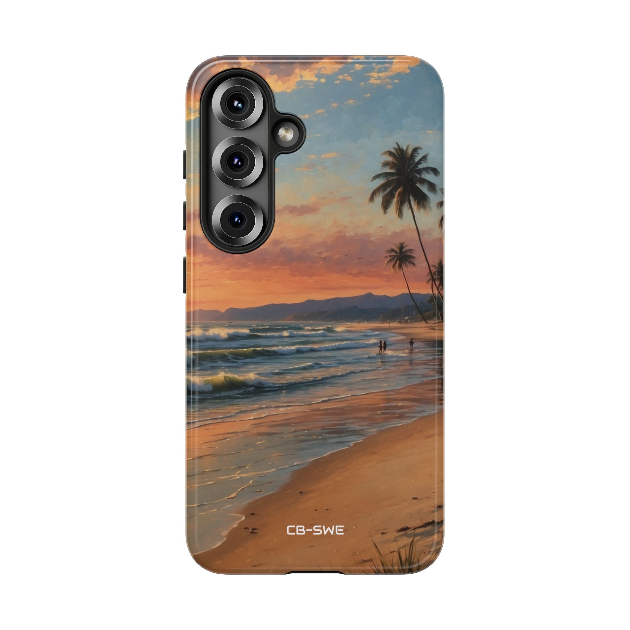 Golden Waves Embrace - Samsung Case