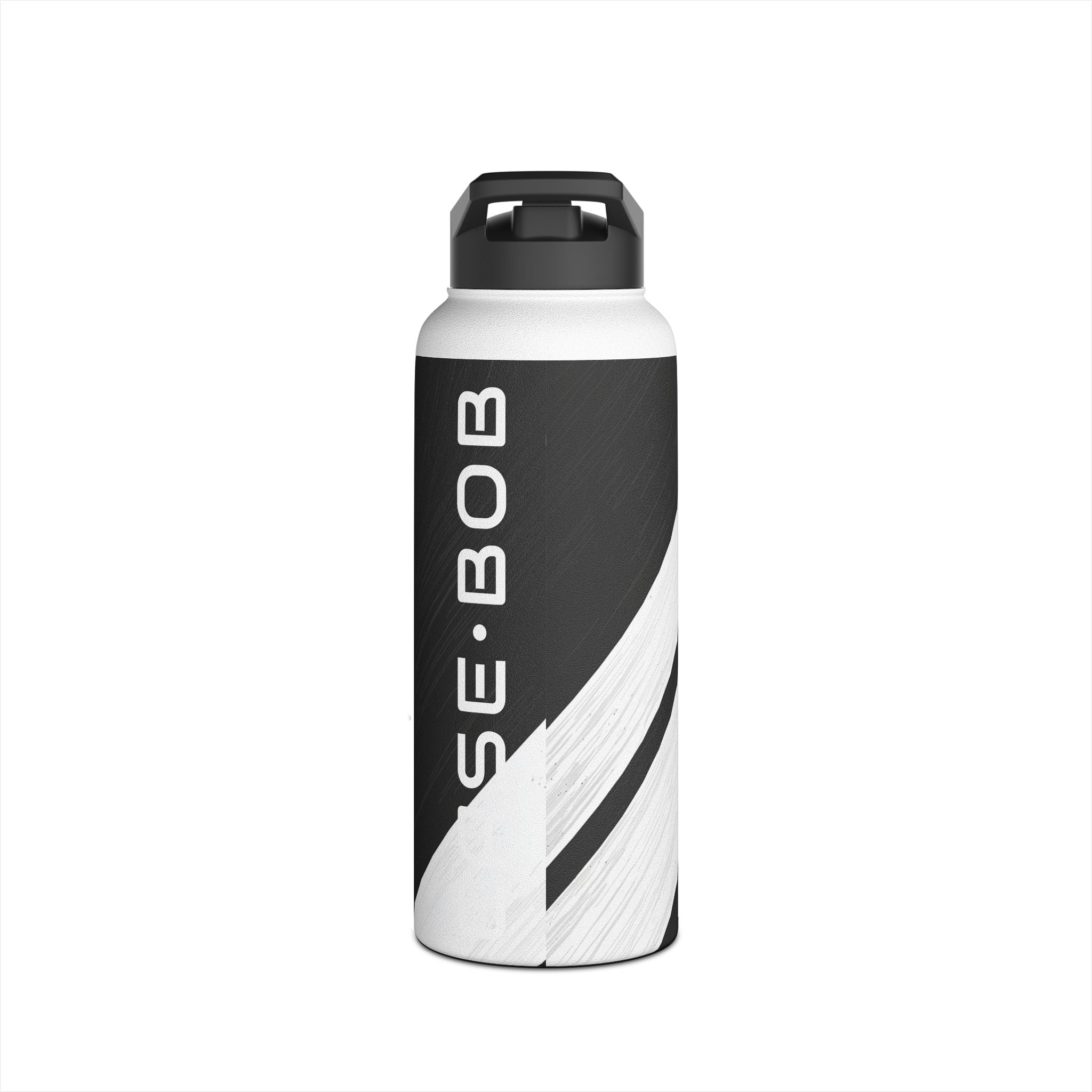 Striped Texture - Stainless Steel Water Bottle