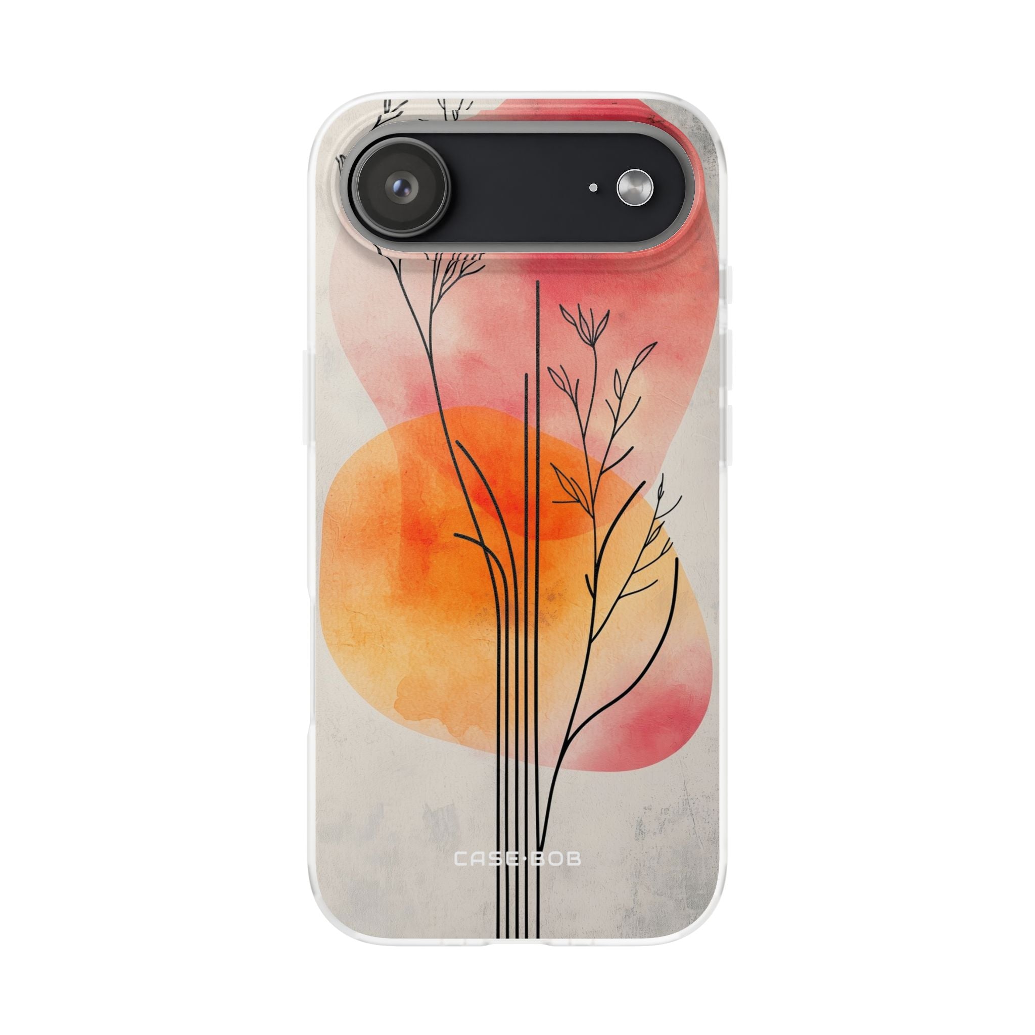 Curved Stem Sunset iPhone 17 Air Case - Soft