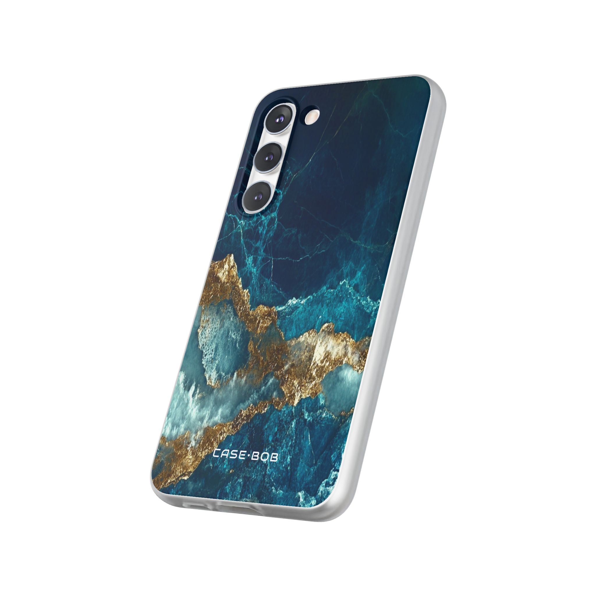 Jagged Gold Split Samsung S23 Plus Case - Soft