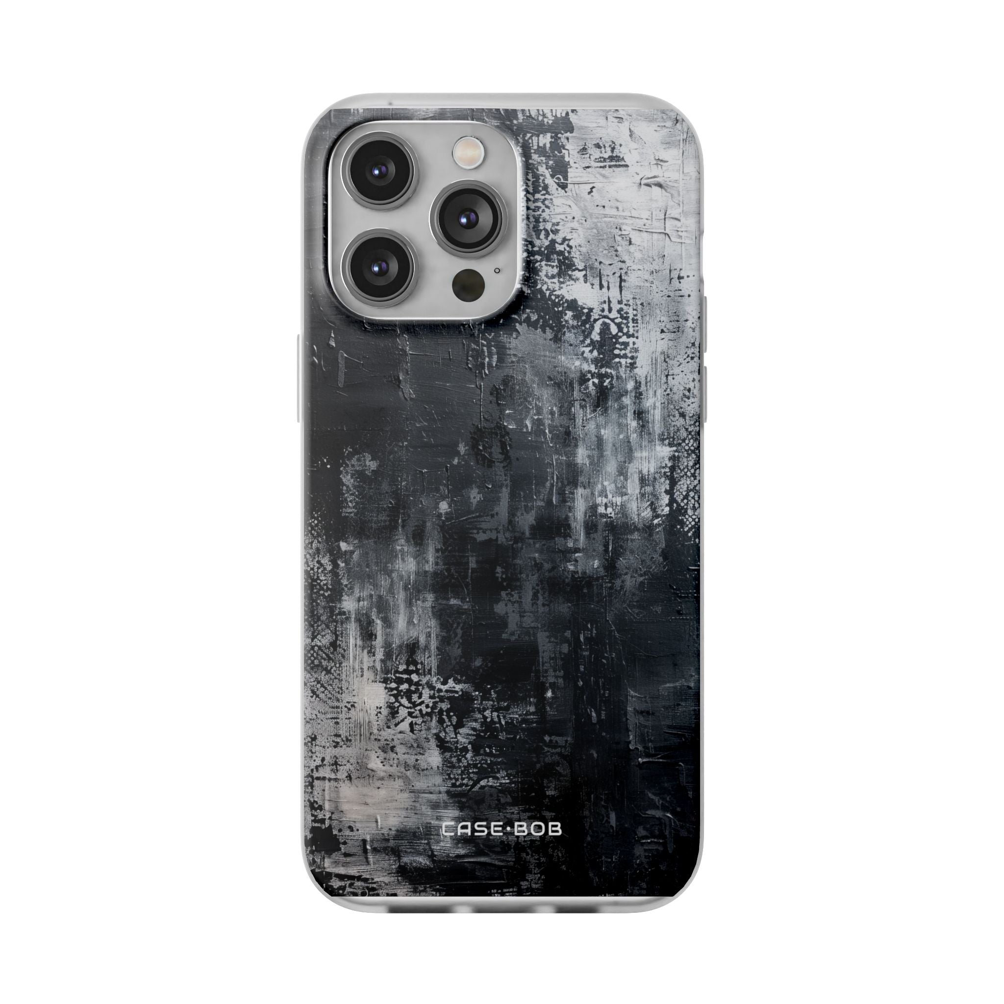Textured Blackscape iPhone 14 Pro Max Case - Soft