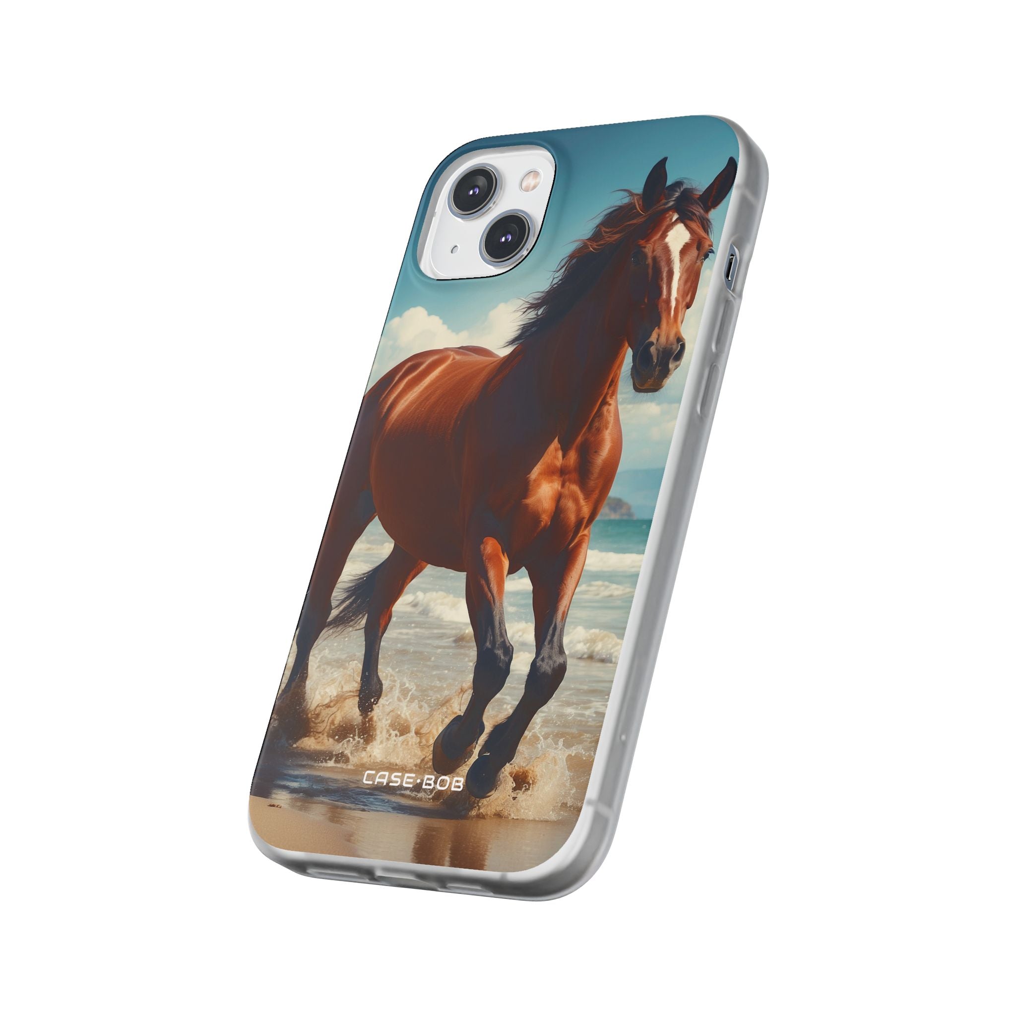 Blazing Horse iPhone 14 Plus Case - Soft