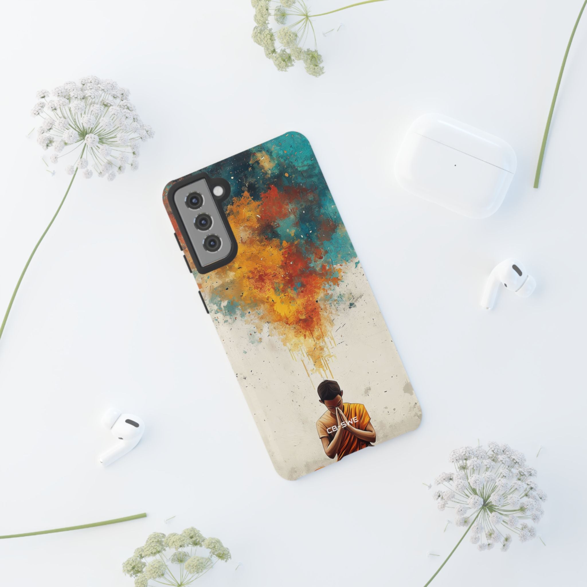 Monk Embracing Enlightenment - Samsung Case