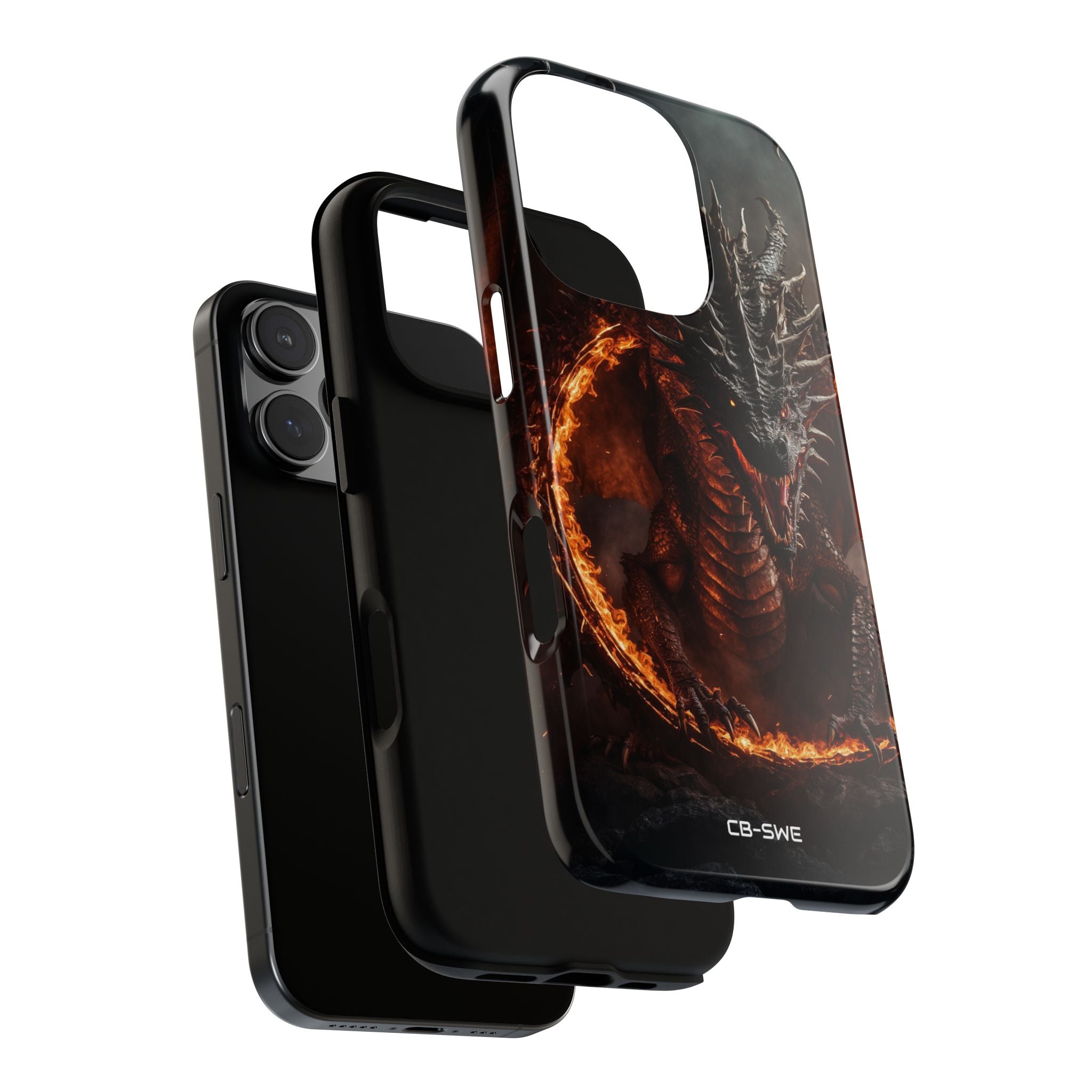 Fiery Dragon Roars - iPhone Case