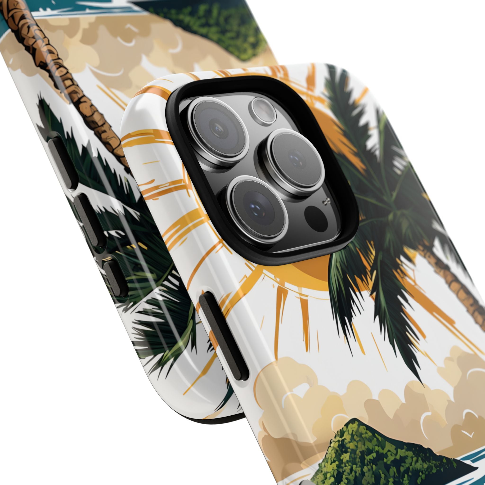 Palm Shade Radiance iPhone 16 Pro Case - Tough