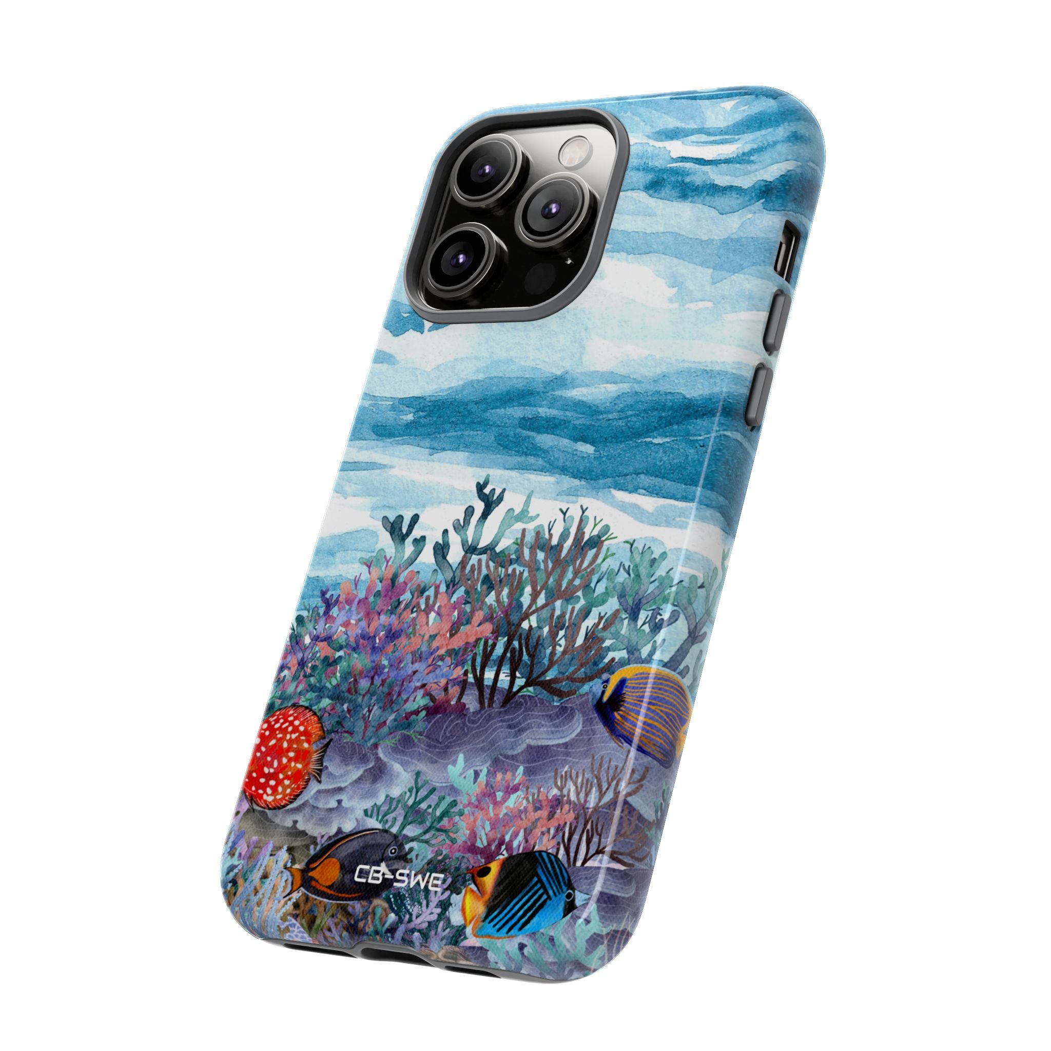 Aquatic Life Watercolors - iPhone Case