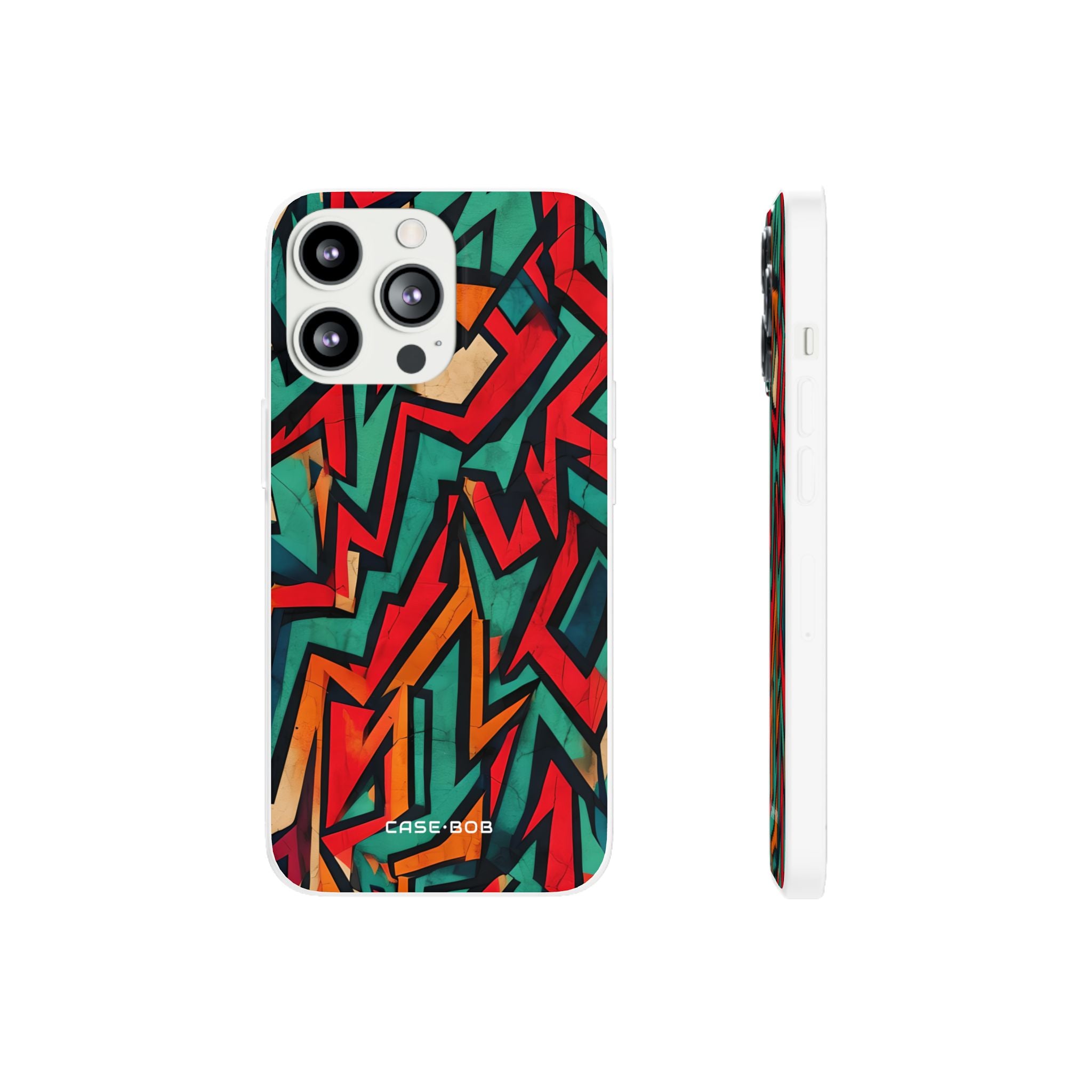 Crimson Zigzag iPhone 13 Pro - Soft