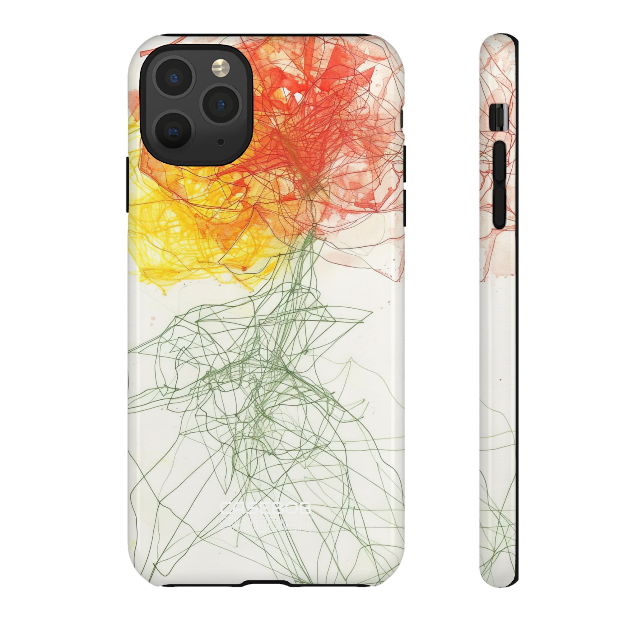 Fiery Blossom Tangle iPhone 11 - Tough