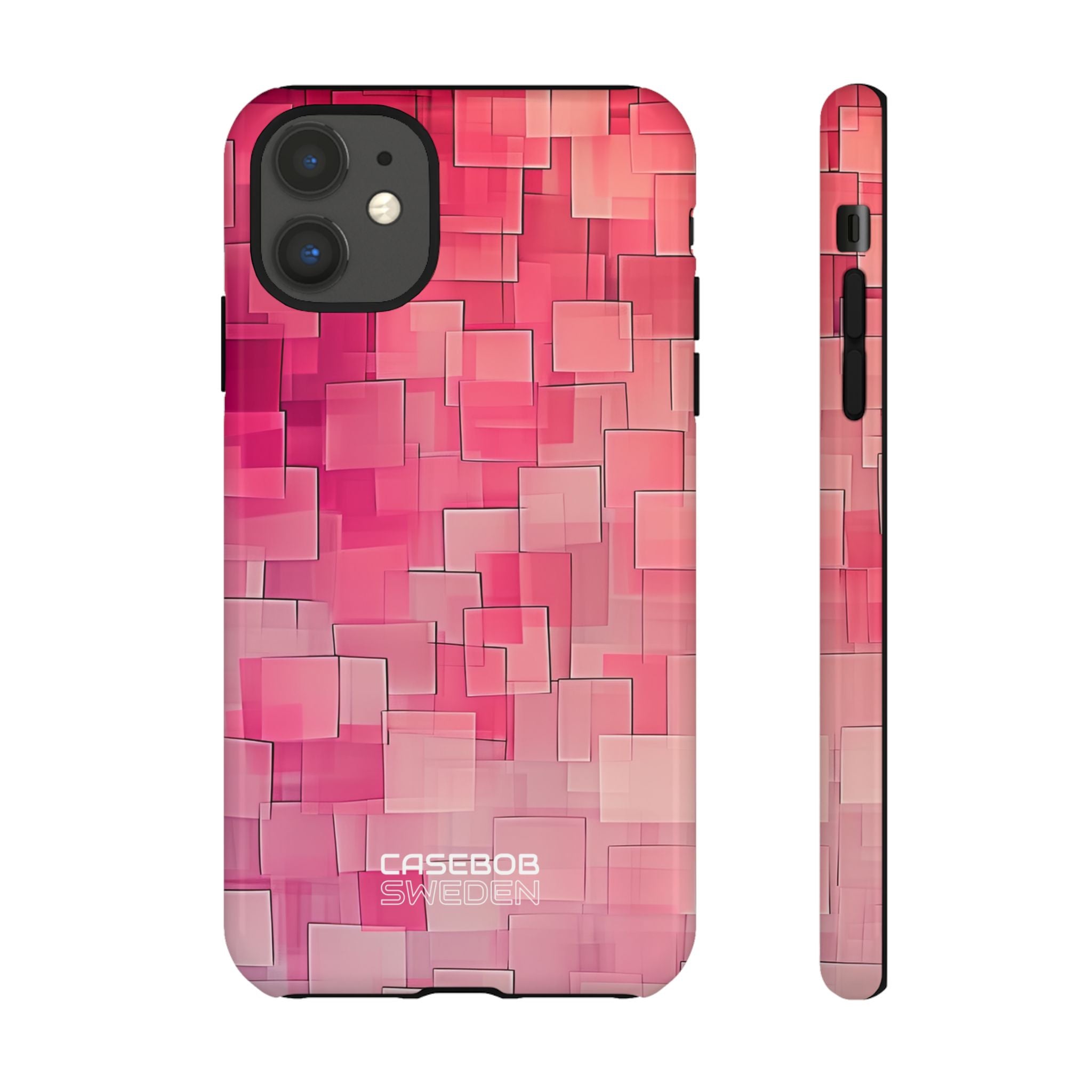 Layered Pink Geometry iPhone 11 - Tough