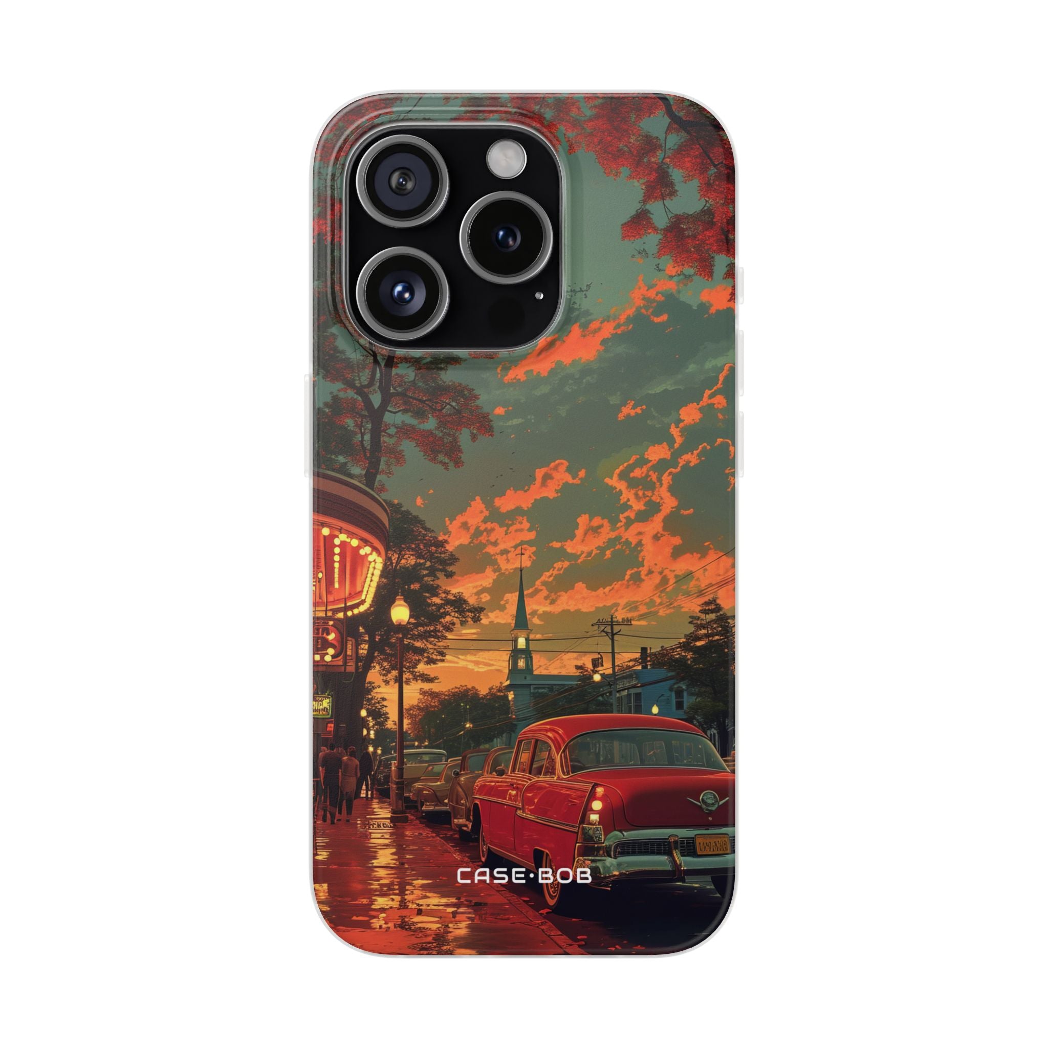Crimson Classic iPhone 15 Pro Case - Soft