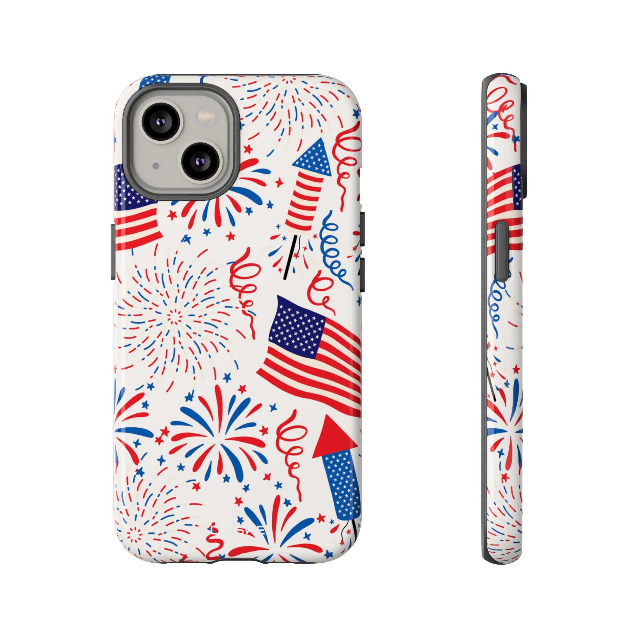 Fireworks Burst Bright - iPhone Case