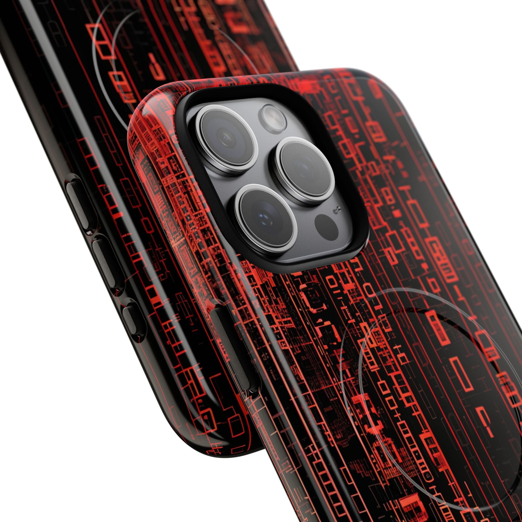Neon Circuit Dreams iPhone 15 - Tough+
