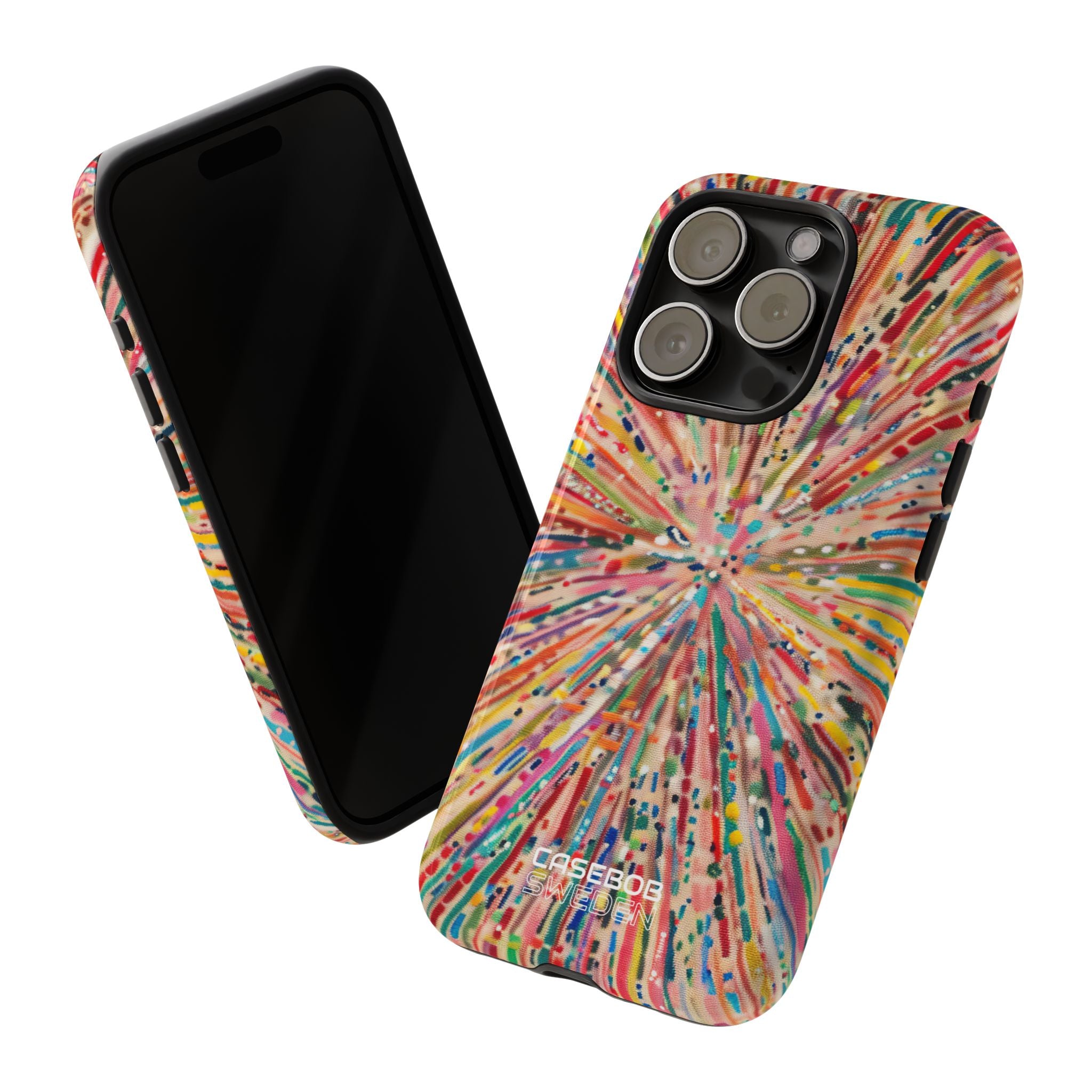 Esplosione di Colori Radianti iPhone 15 - Tough