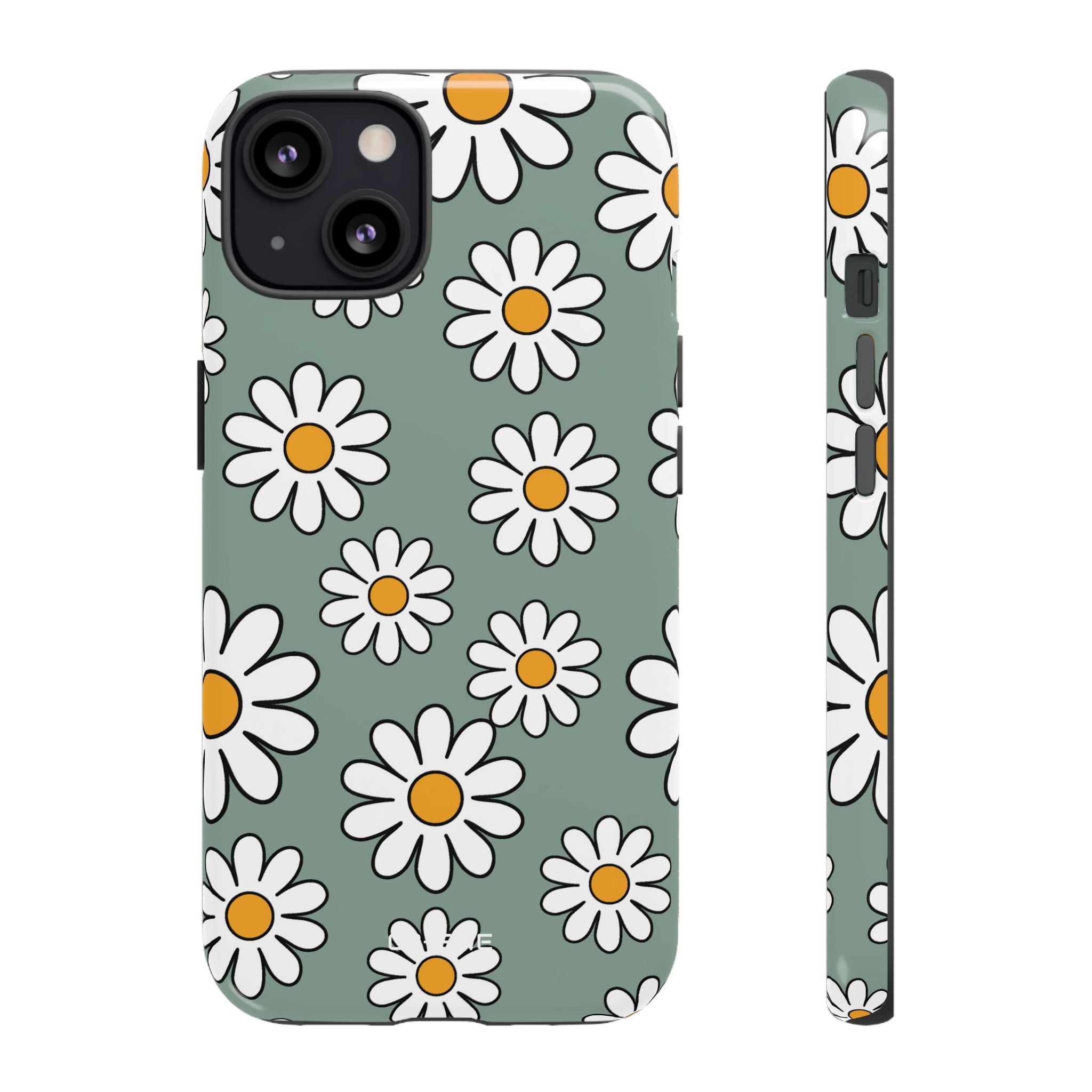 Daisies Dance Playfully - iPhone Case