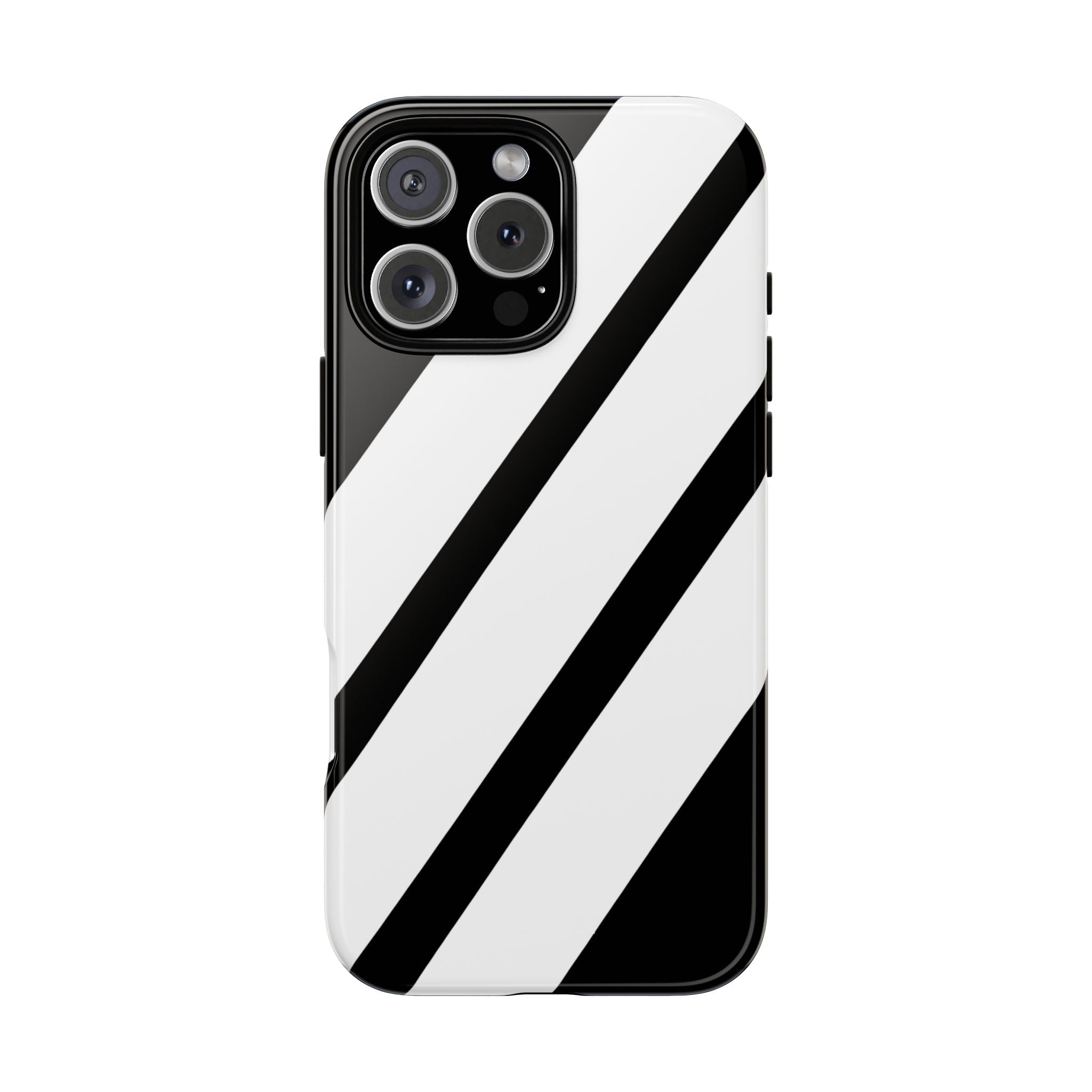 Monochrome Diagonal Symmetry - iPhone Case