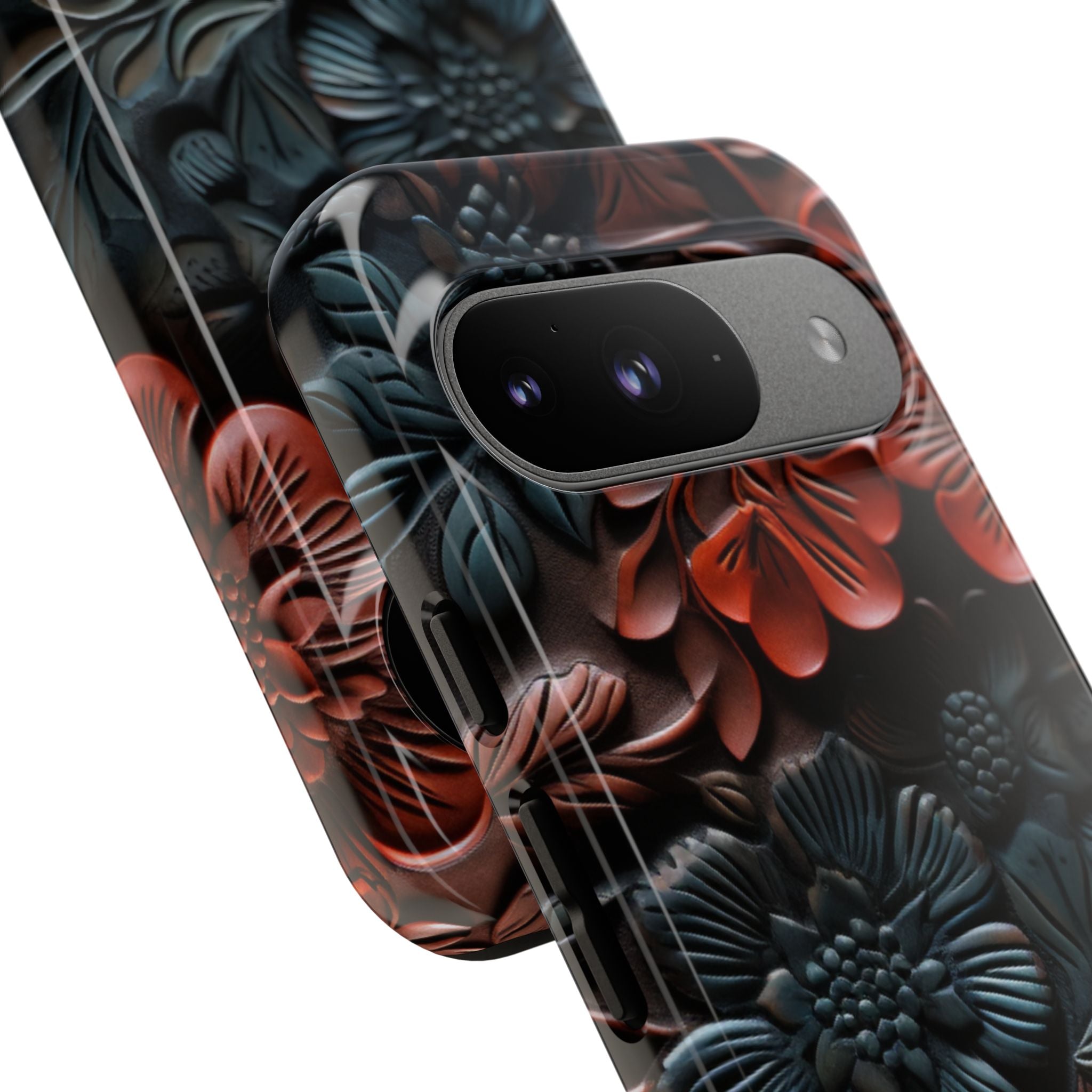 Sculpted Floral Elegance - Google Pixel Case