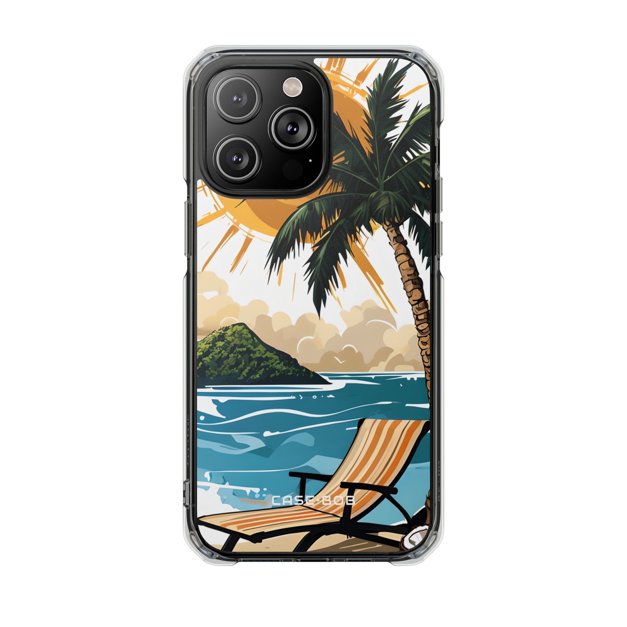 Sunny Palm Breeze iPhone 14 Pro Max Case - Impact