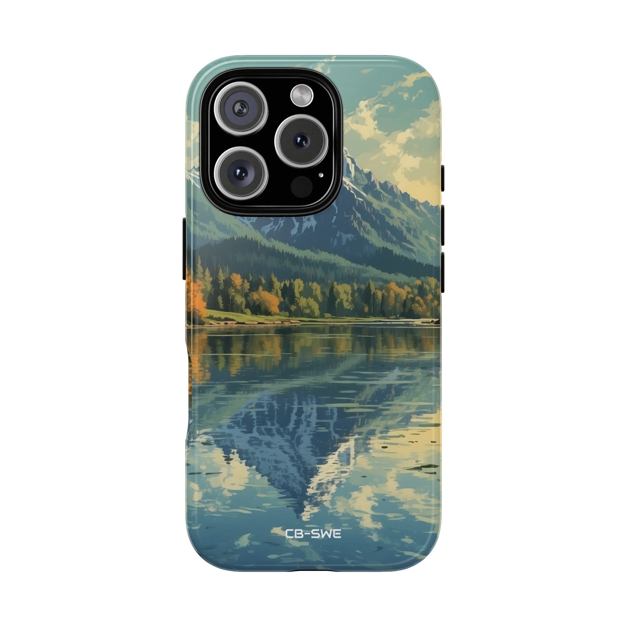 Mountain Reflects Calm - iPhone Case