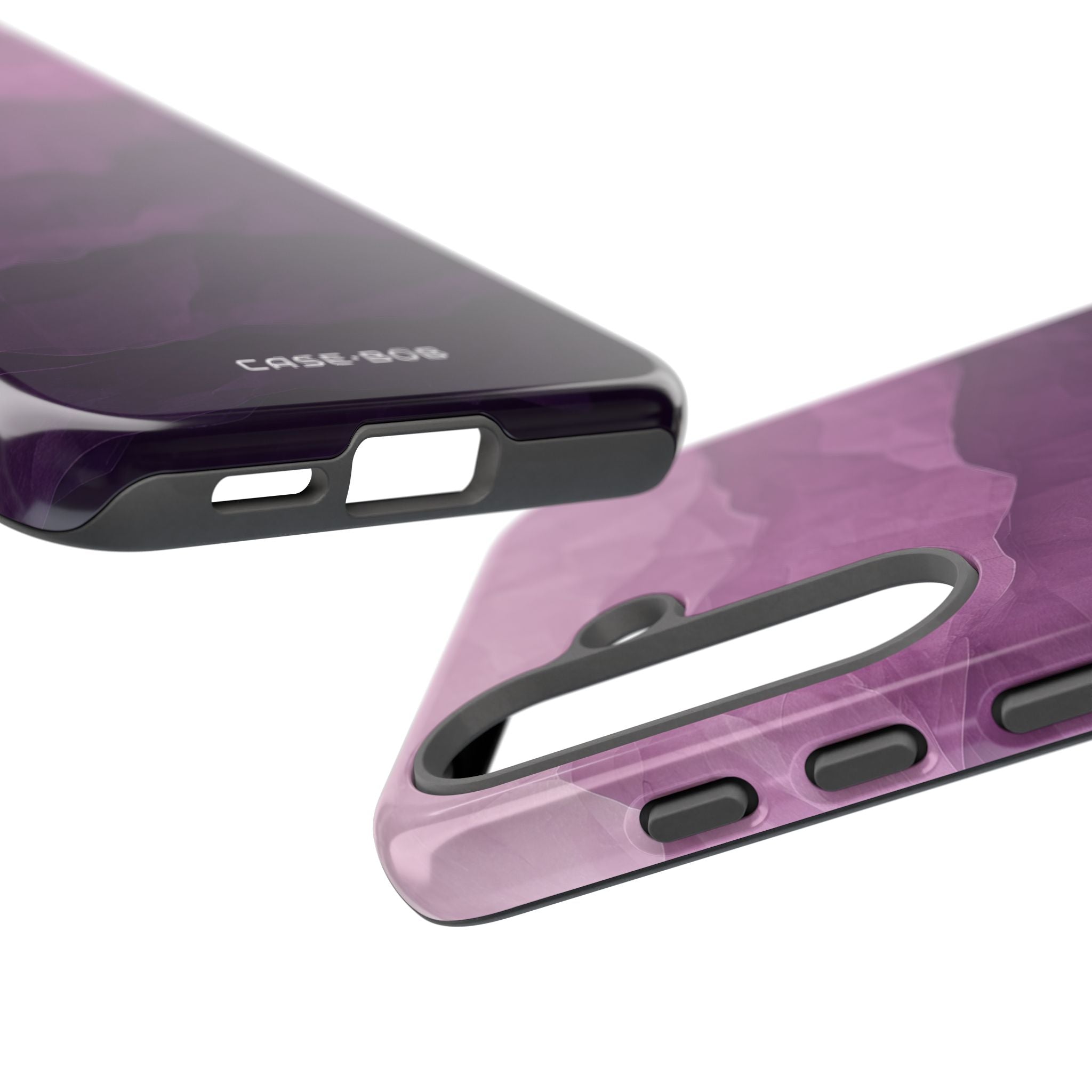 Purple Wave Layers Samsung S25 Case - Tough