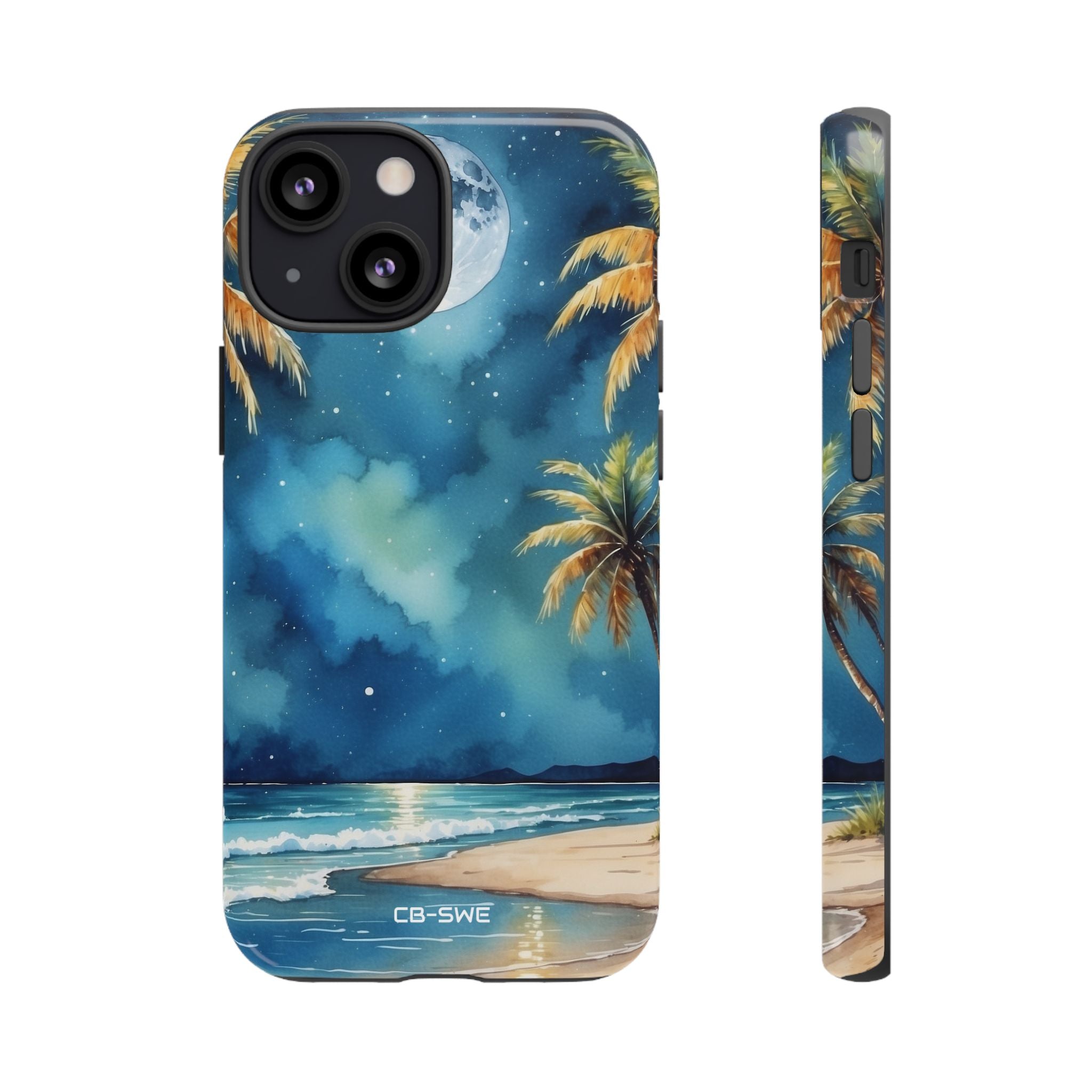 Moonlight Kisses Waves - iPhone Case