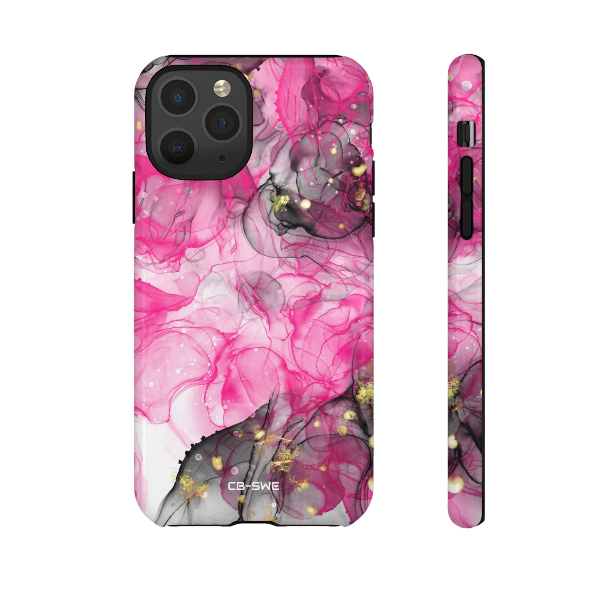 Vibrant Pink Swirls - iPhone Case
