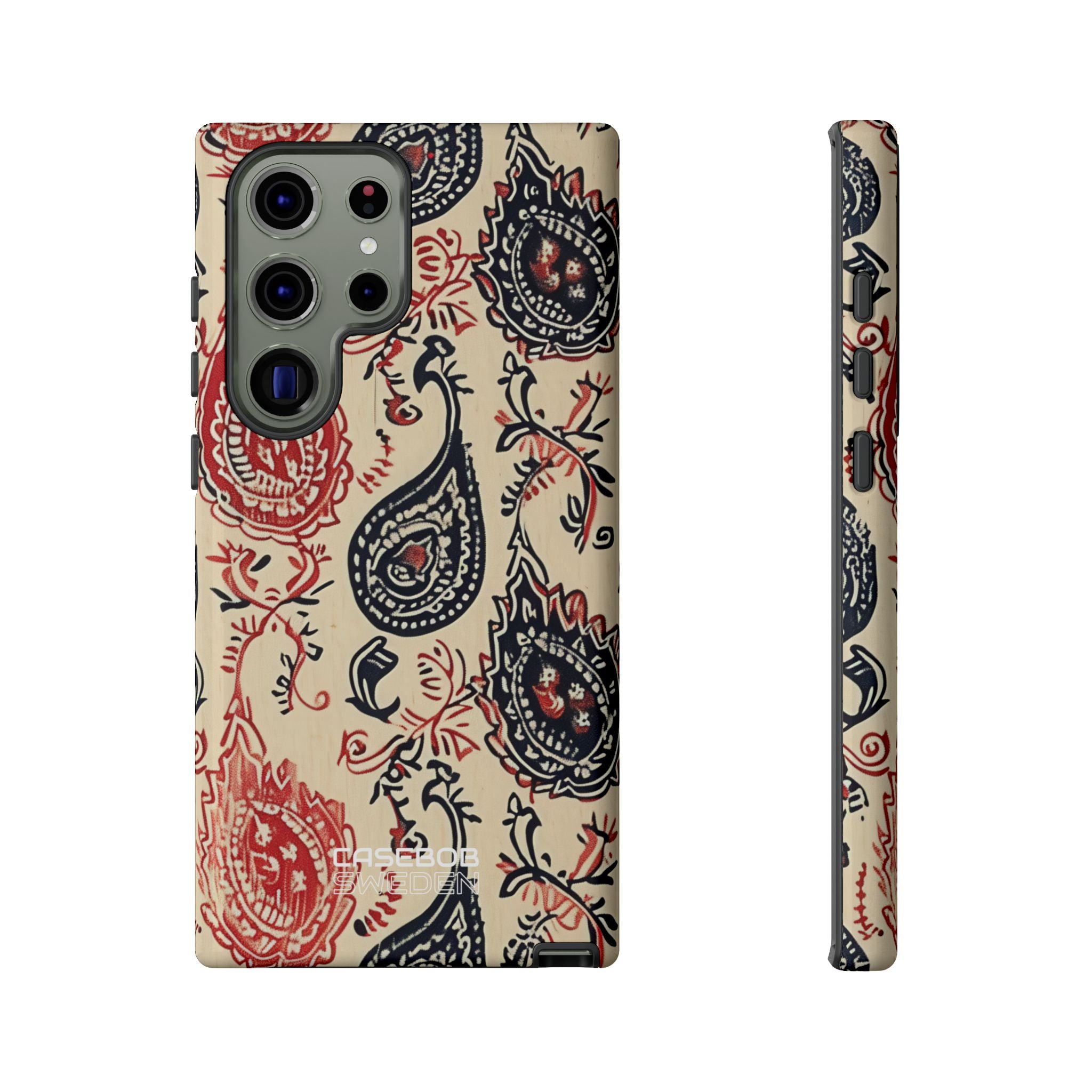 Navy Paisley Swirl Samsung S23 - Tough
