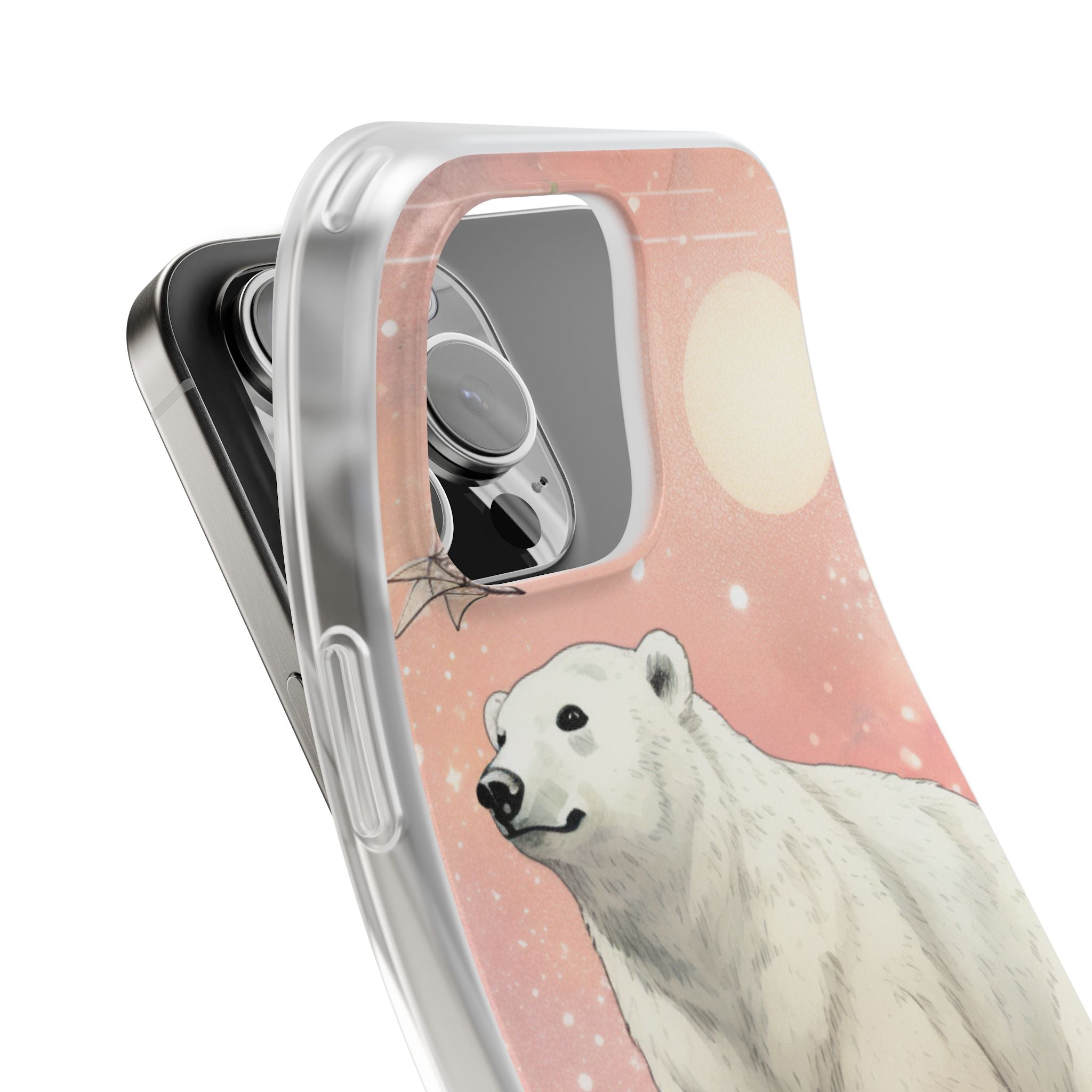 Polar Bear Dream iPhone 16 Pro Max Case - Soft