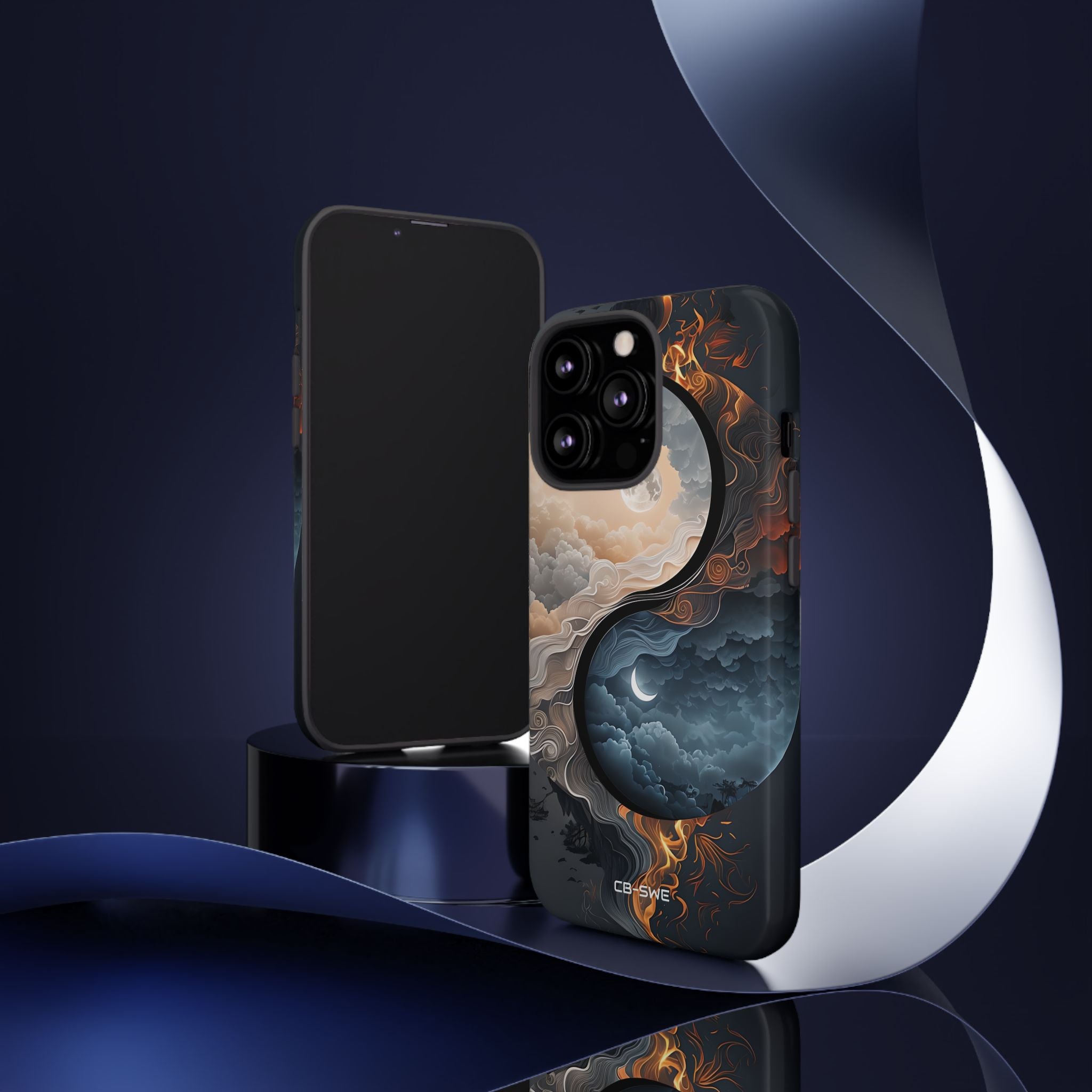 Moonlit Elemental Harmony - iPhone Case