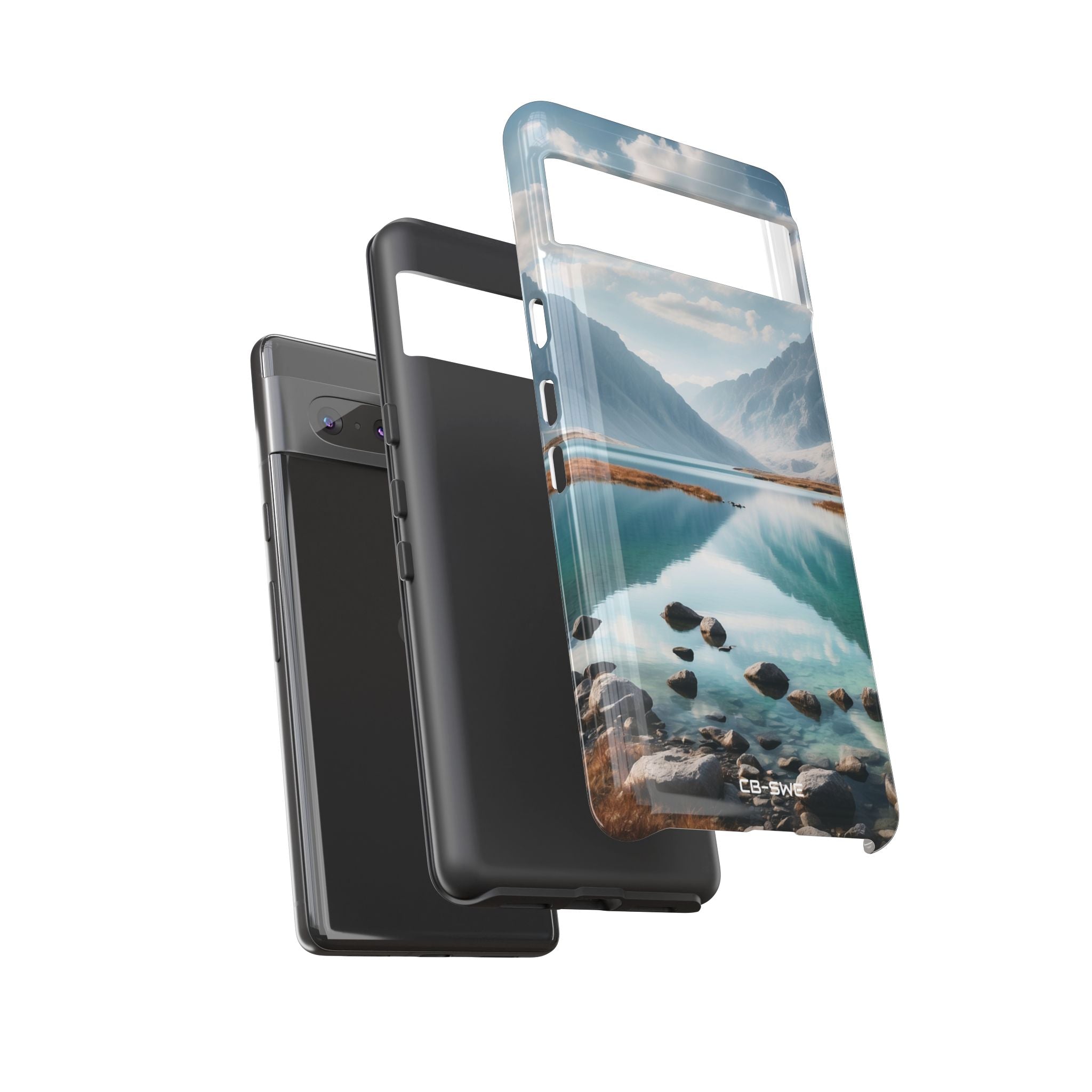 Mountain Reflections Swim - Google Pixel Case