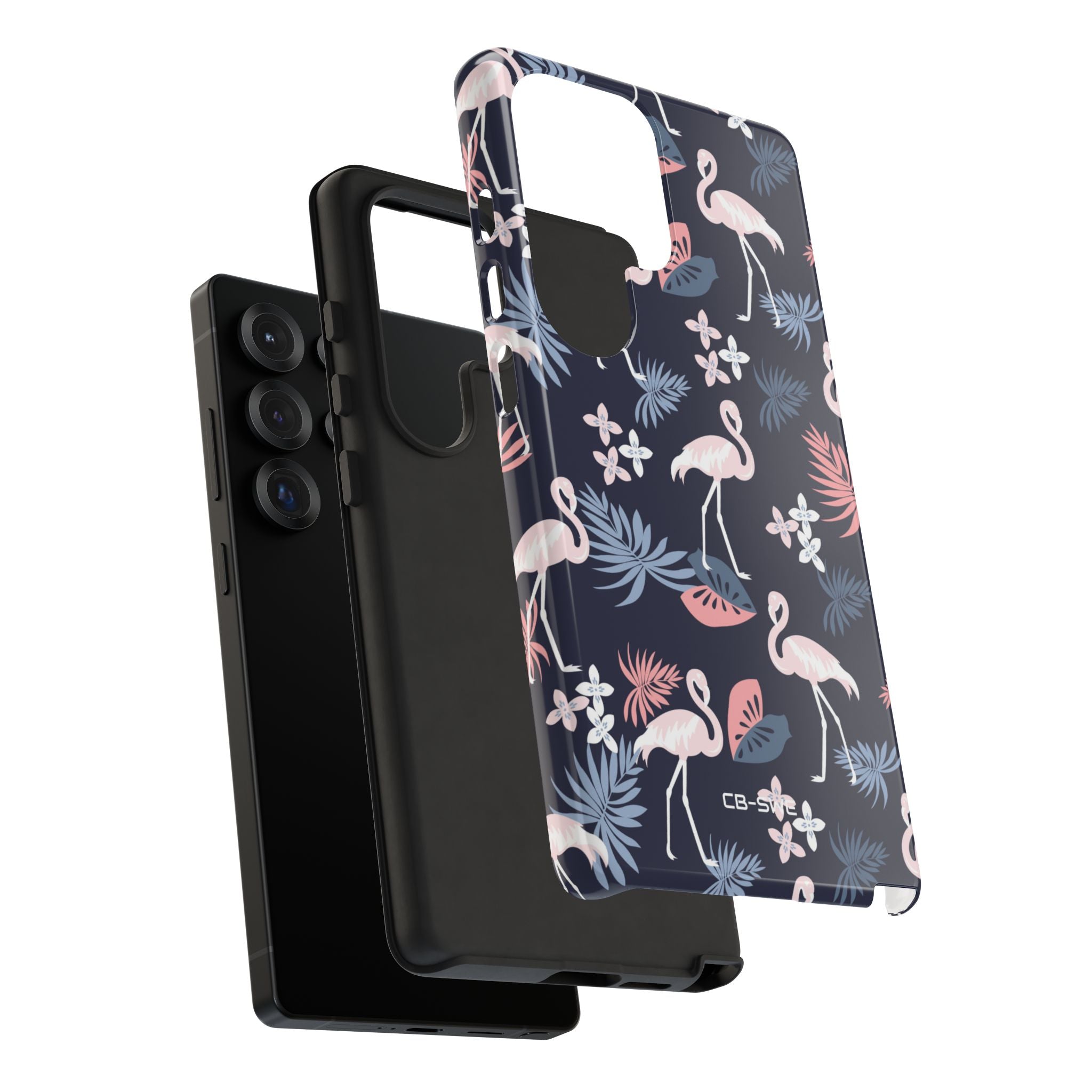 Flamingos Dance Playfully - Samsung Case