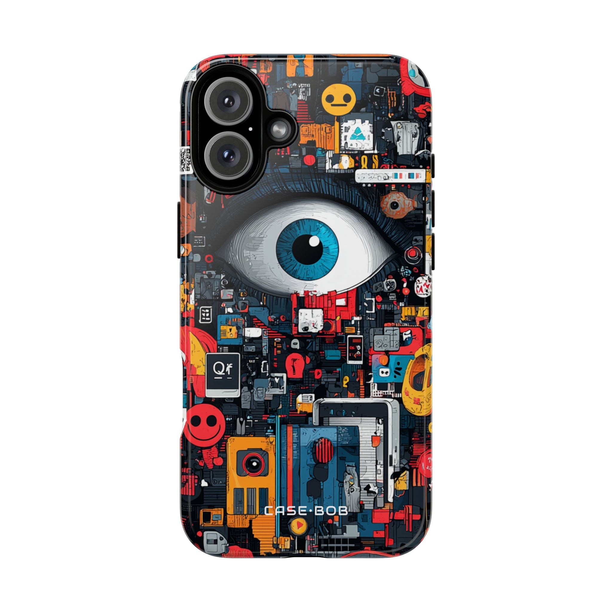 Blue Eye Mosaic iPhone 16 Plus Case - Tough