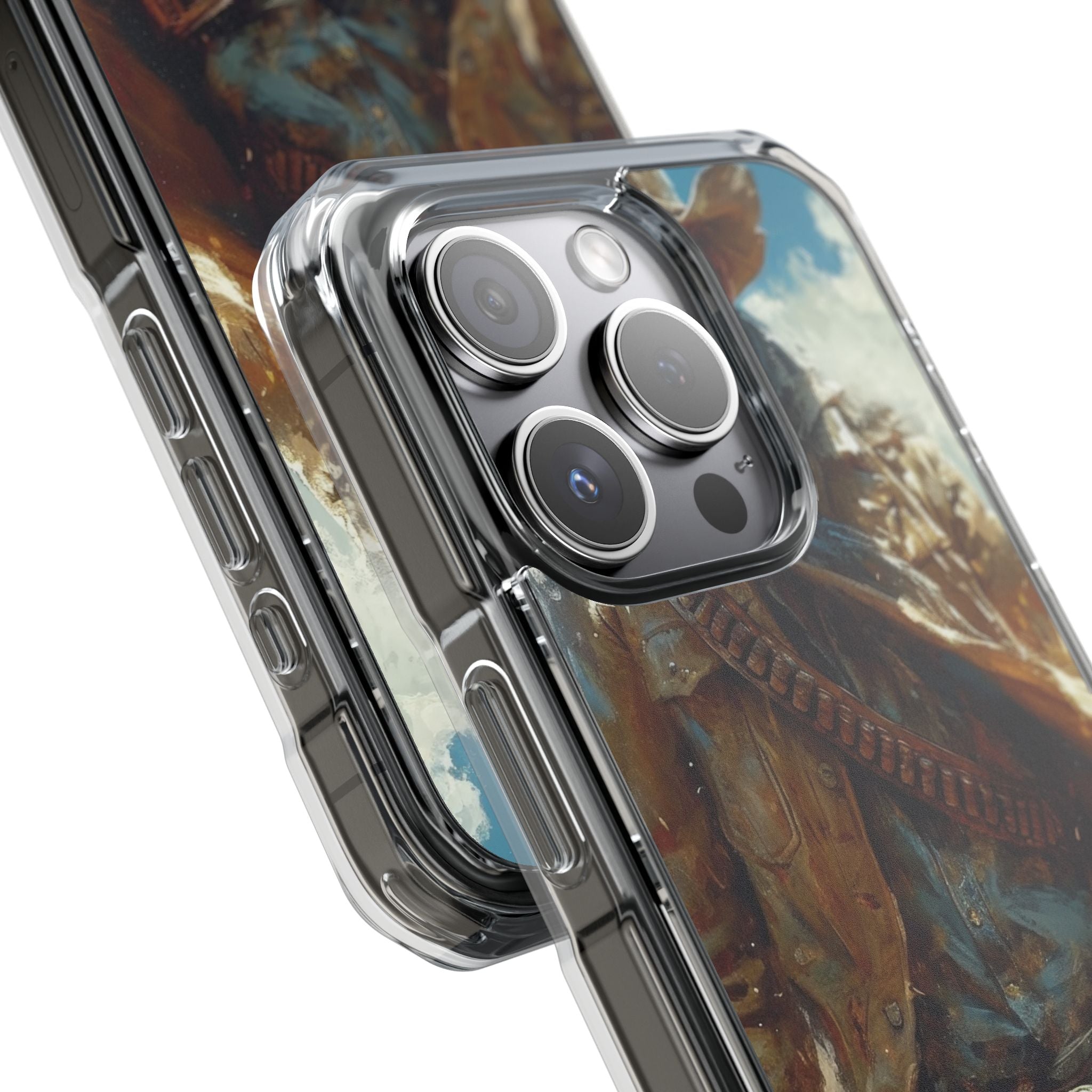 Western Horizon Rider iPhone 15 - Impact Clear+