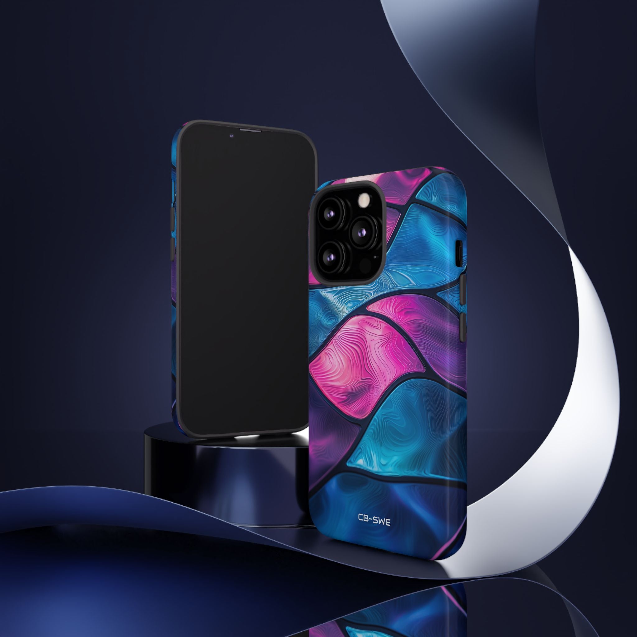 Shimmering Waves Flow - iPhone Case