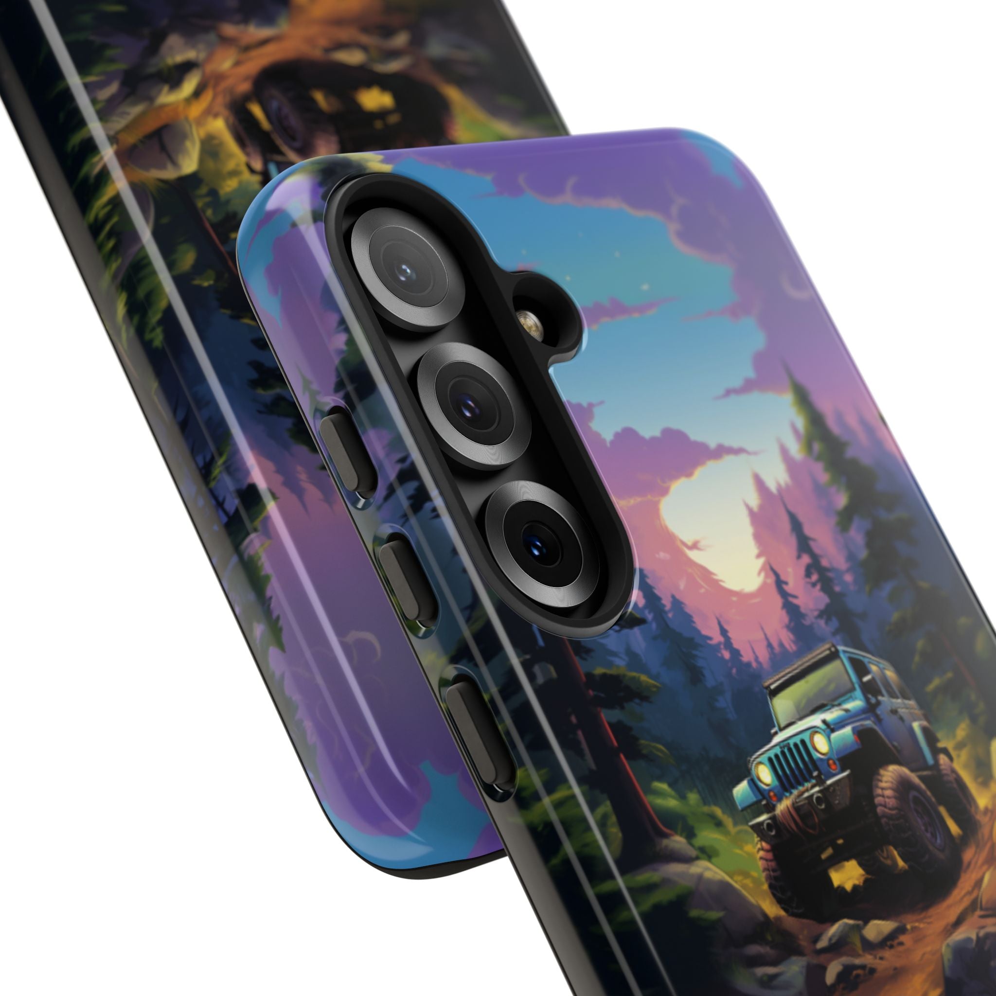 Sunset Forest Drive - Samsung Case